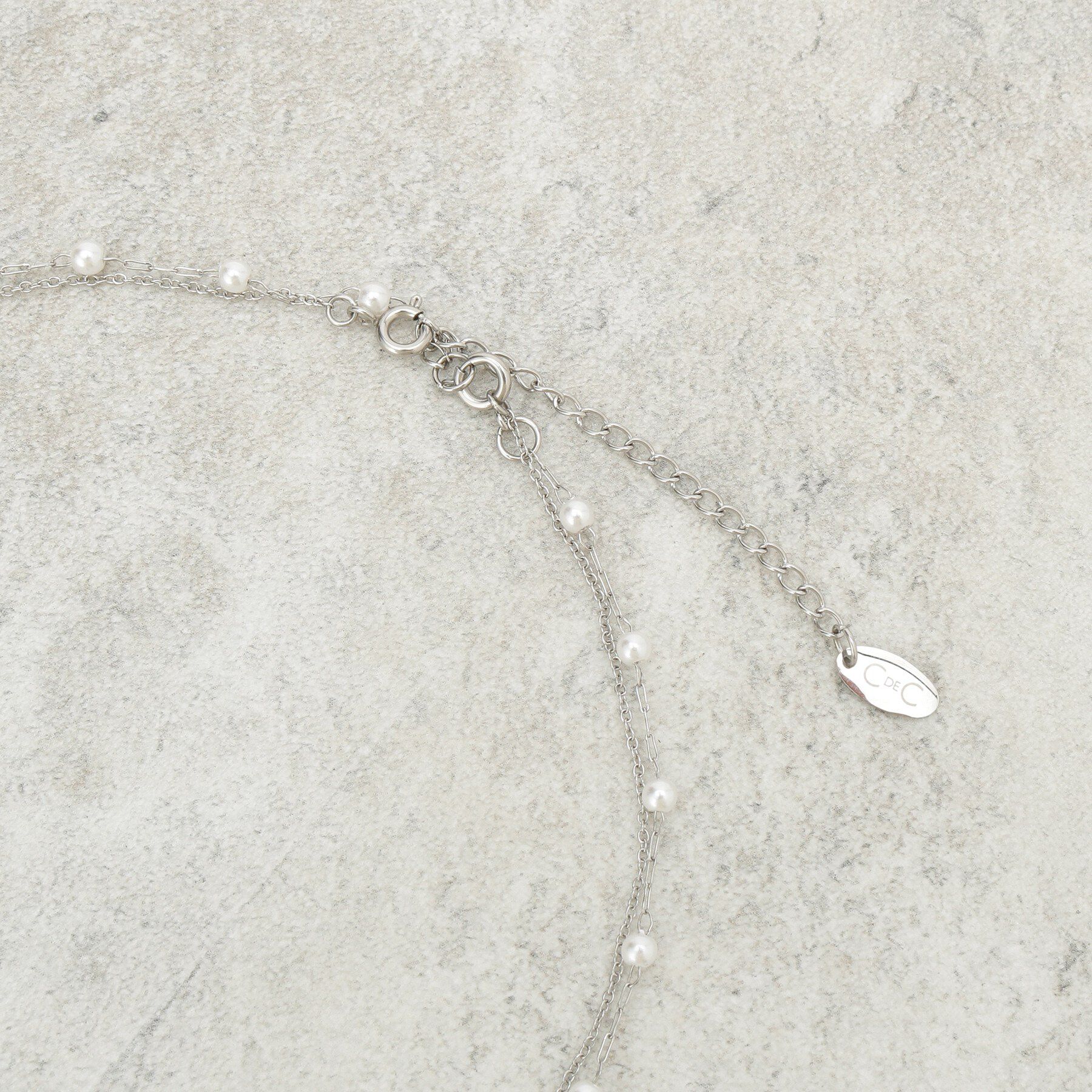 COUP DE CHANCE「【きれいめ・ギフト】ディオパール調ビーズネックレス」|ネックレス|