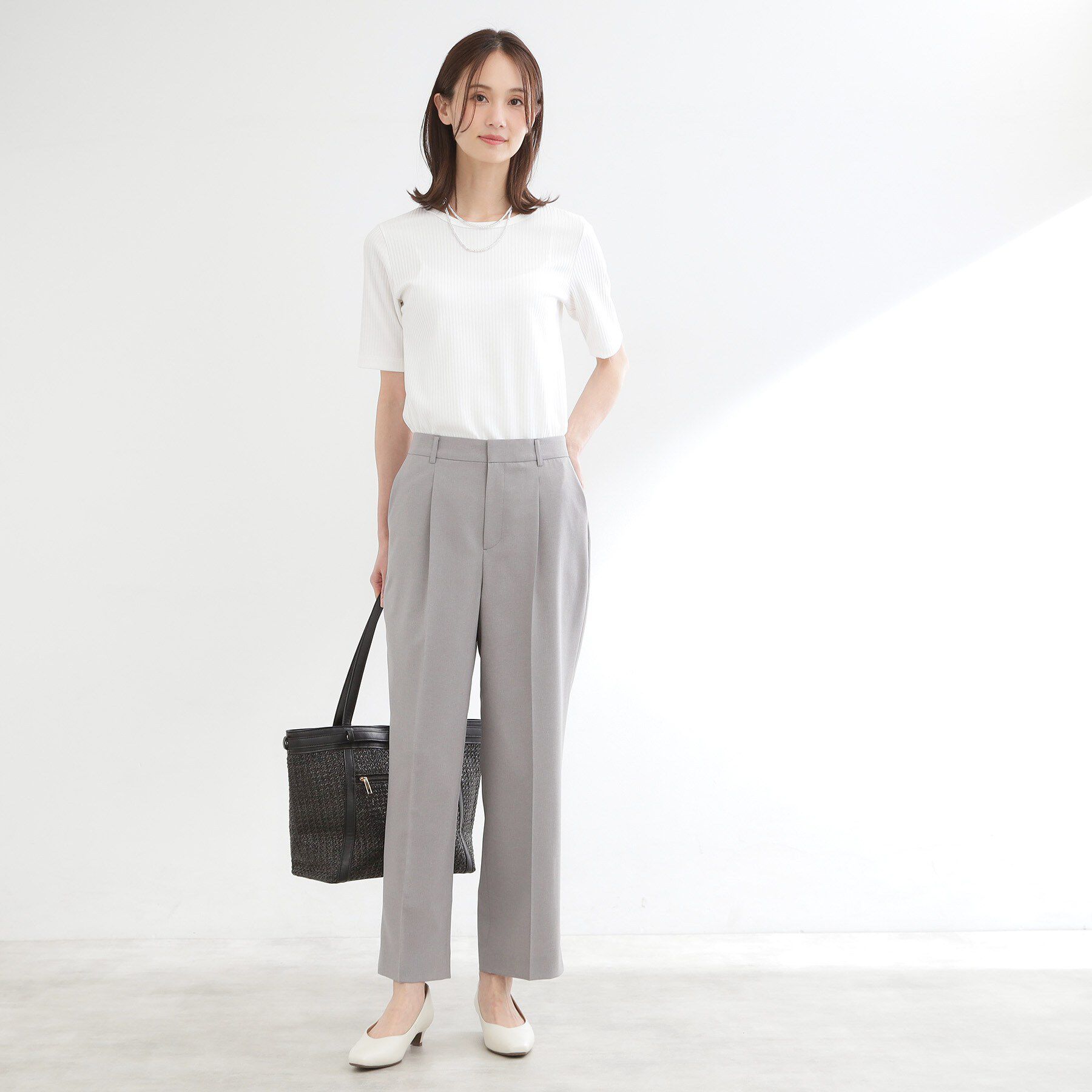 Reflect「【セットアップ可】スリット入りテーパードパンツ」|その他|