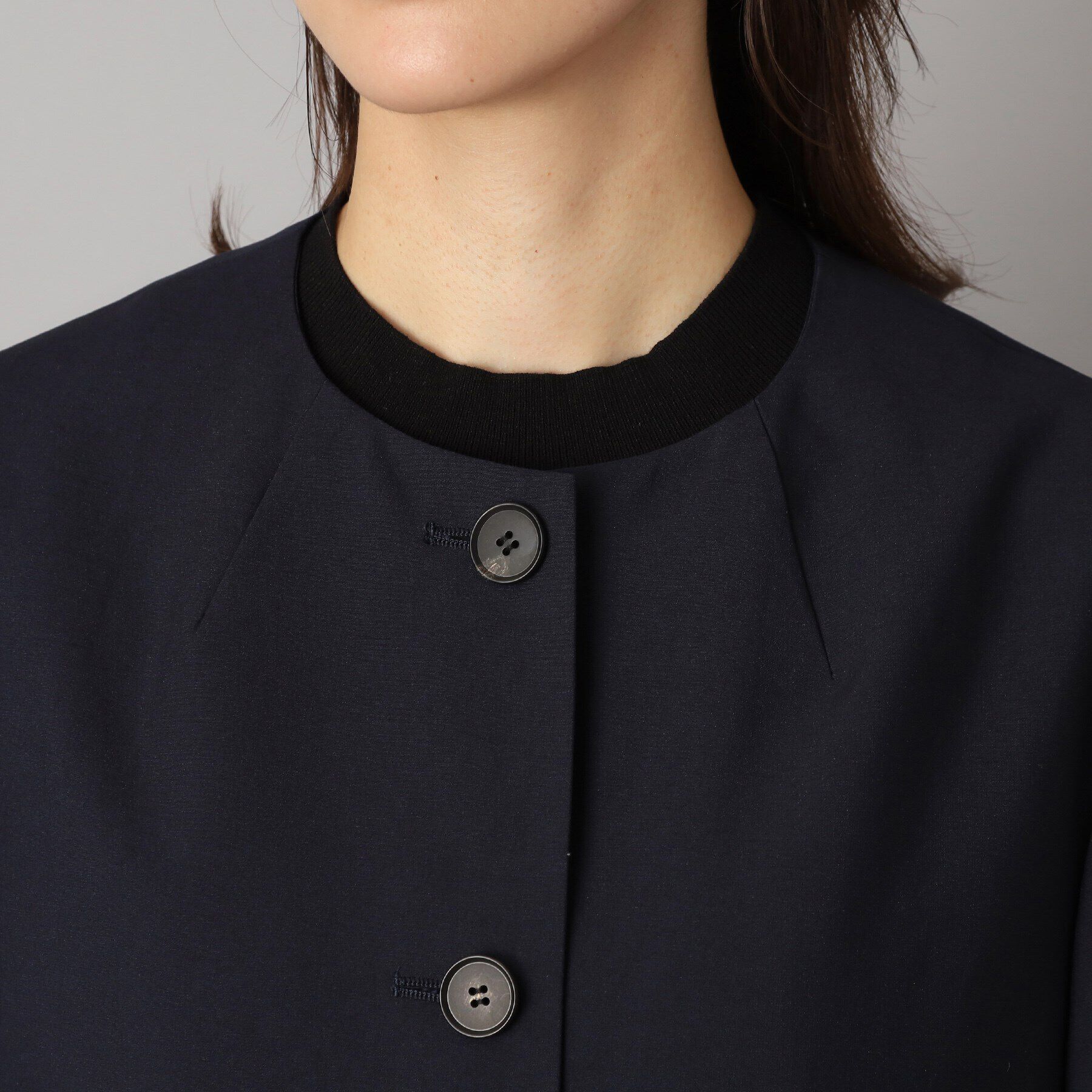 DRESSTERIOR「【セレモニー対応】ノーカラーコート」|ノーカラーコート|