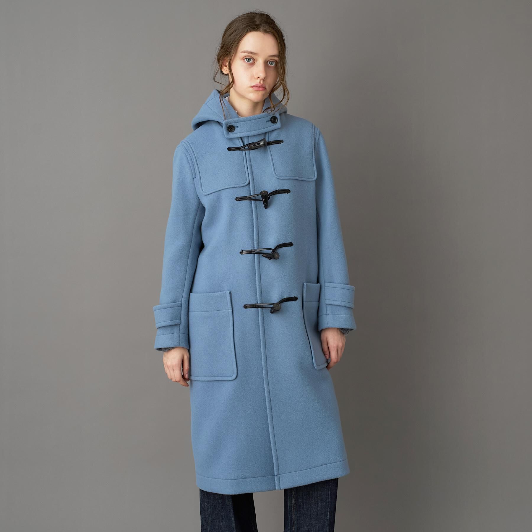 DRESSTERIOR「Superfineリサイクルメルトンダッフルコート」|ダッフルコート|