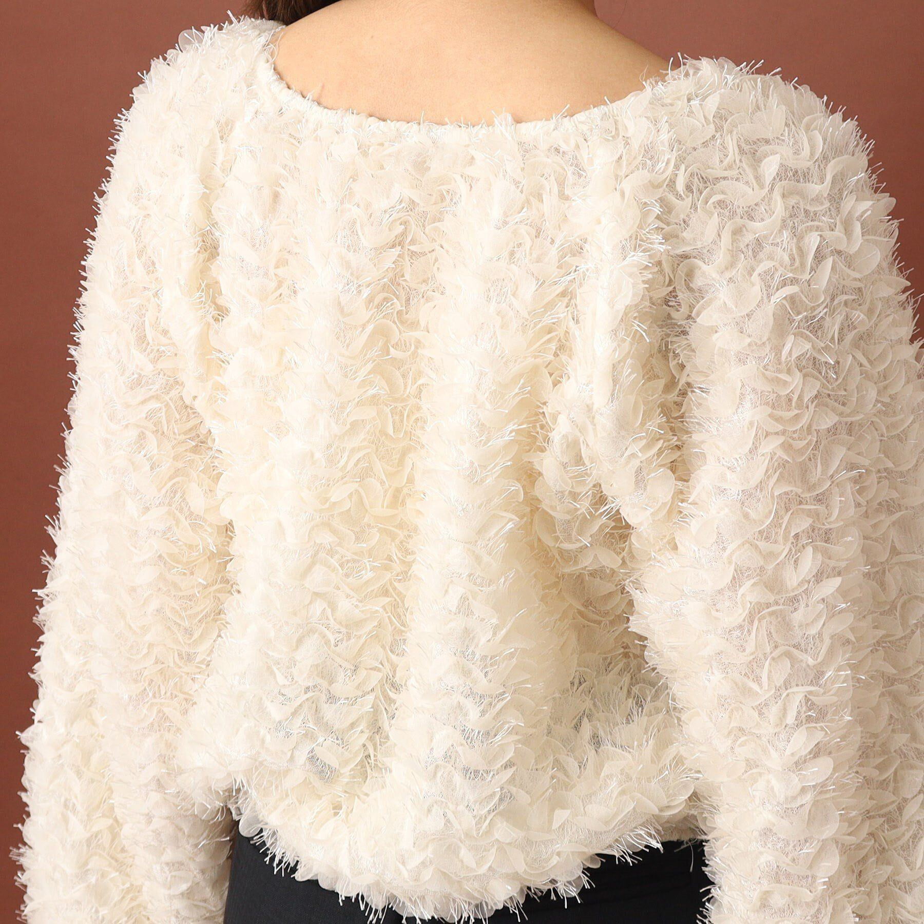 DRESSTERIOR「provoke（プロヴォーク）【別注】 フワラーモチーフブラウス」|シャツ・ブラウス|