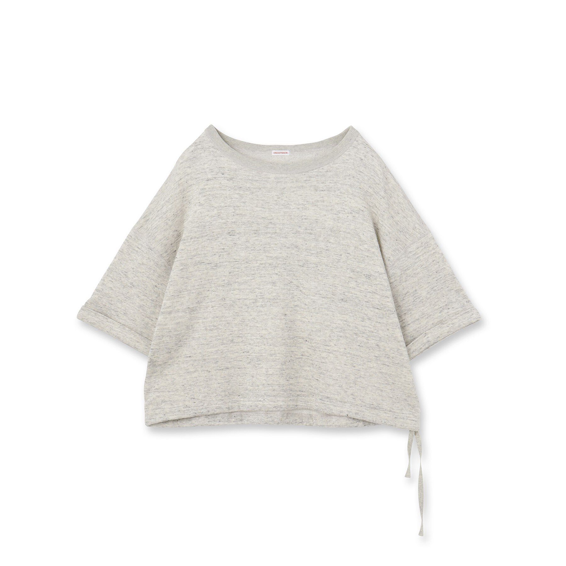 DRESSTERIOR「【ウォッシャブル/セットアップ可】リネン混裏毛ドロストプルオーバー」|Tシャツ・カットソー|