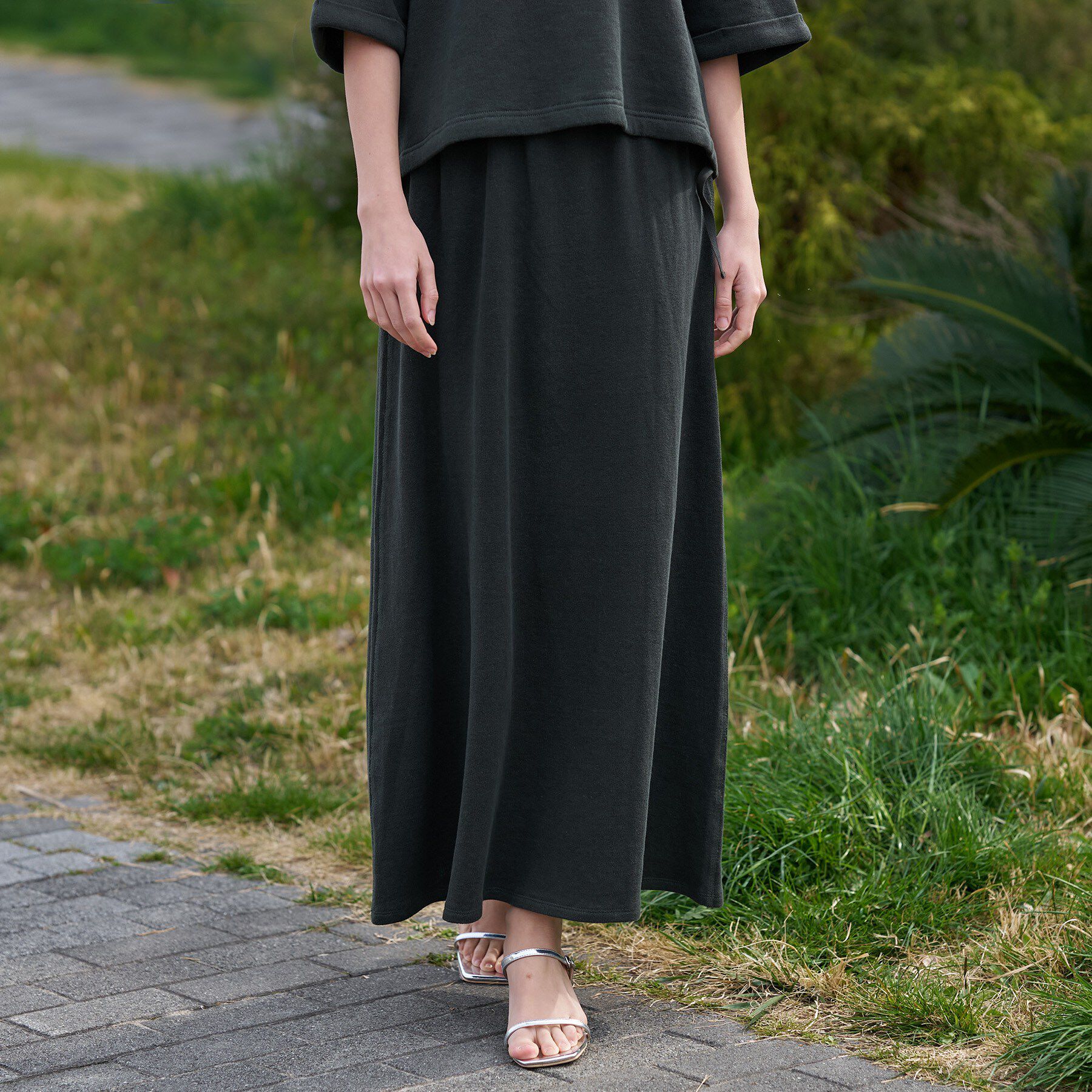 DRESSTERIOR「ウォッシャブルリネンウラケスカート」|スカート|