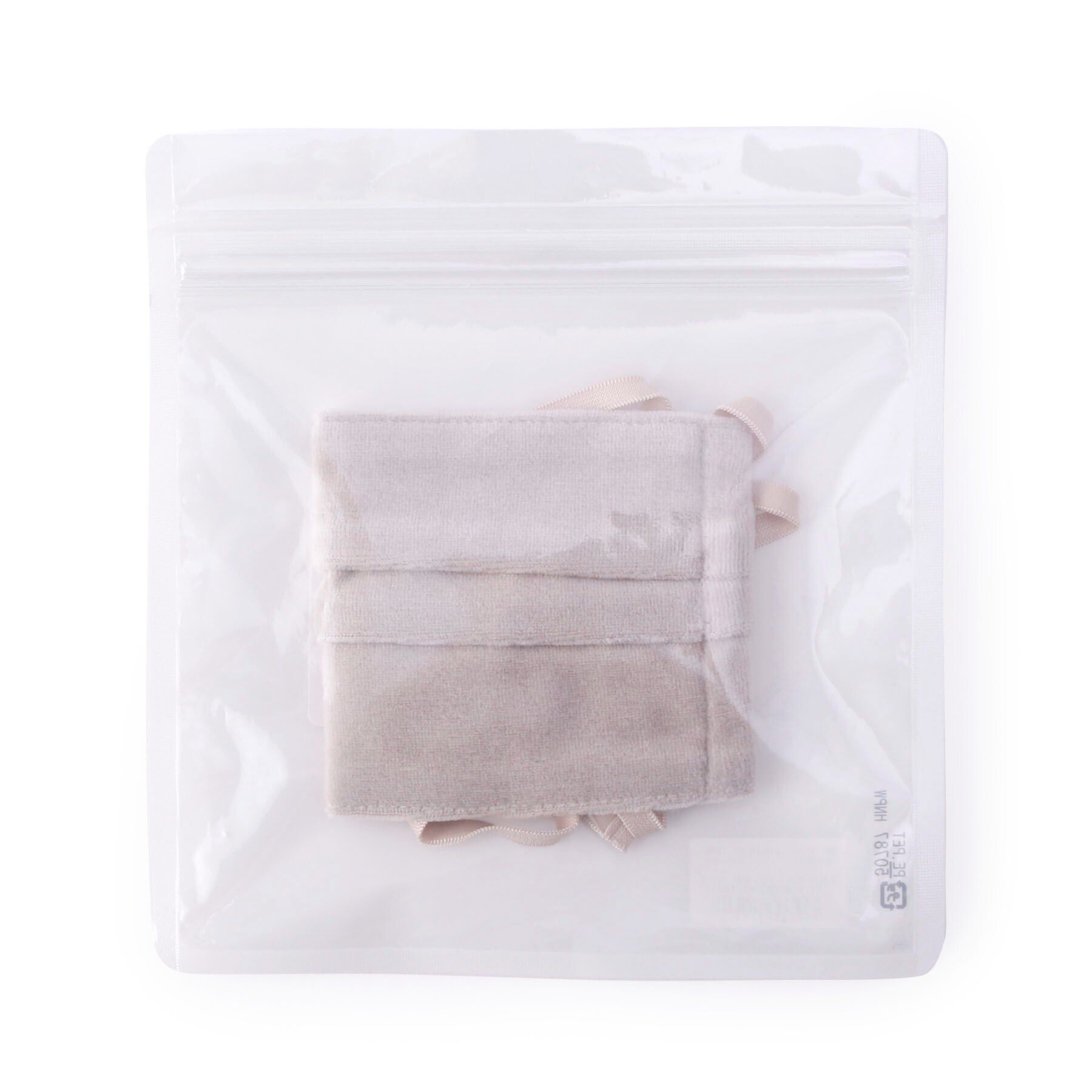 grove「ベロアリボンファッションマスク」|その他|グレー(012)