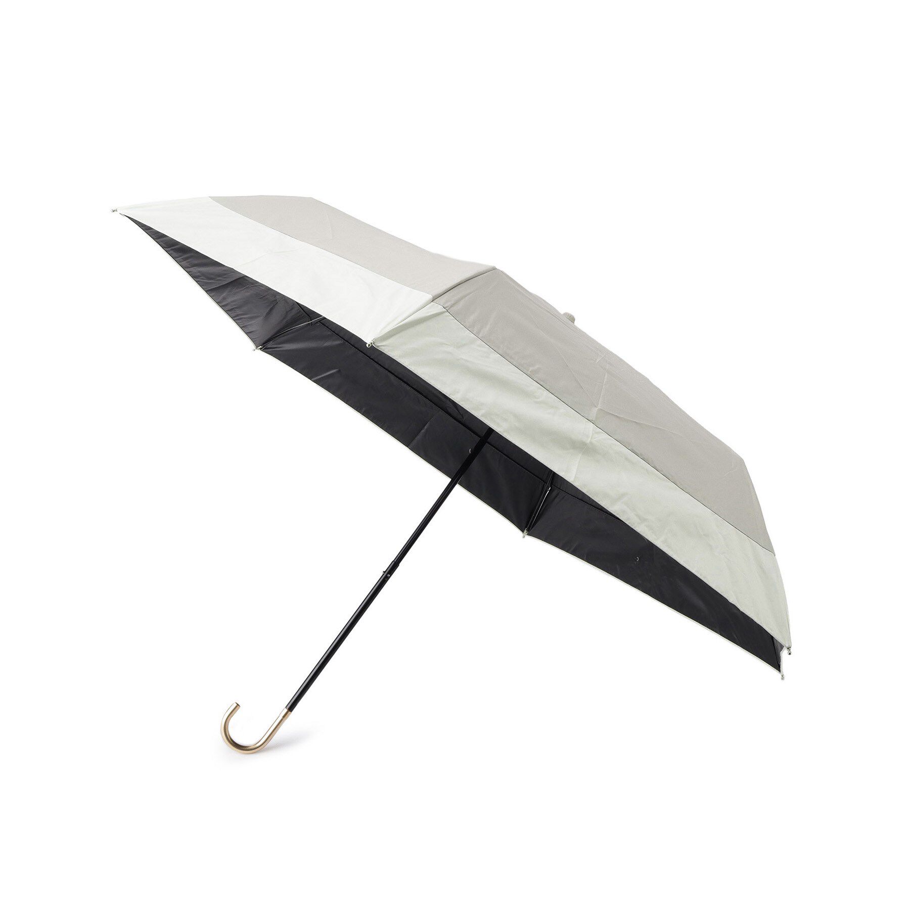 grove「【晴雨兼用】PUバイカラーミニ」|傘|グレー(012)