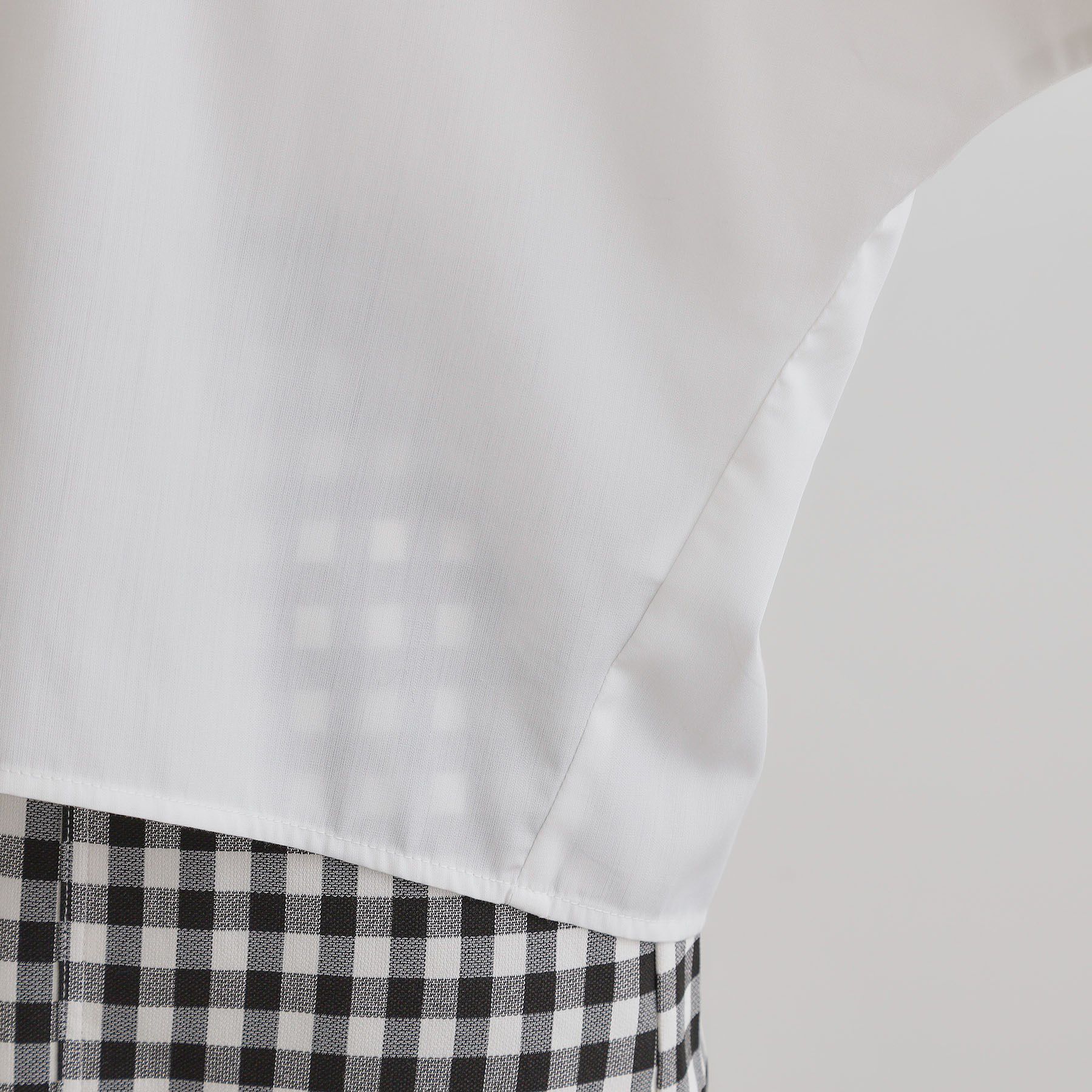 grove「【夏に嬉しい機能付き】ドルマンクロップドシャツ」|シャツ・ブラウス|