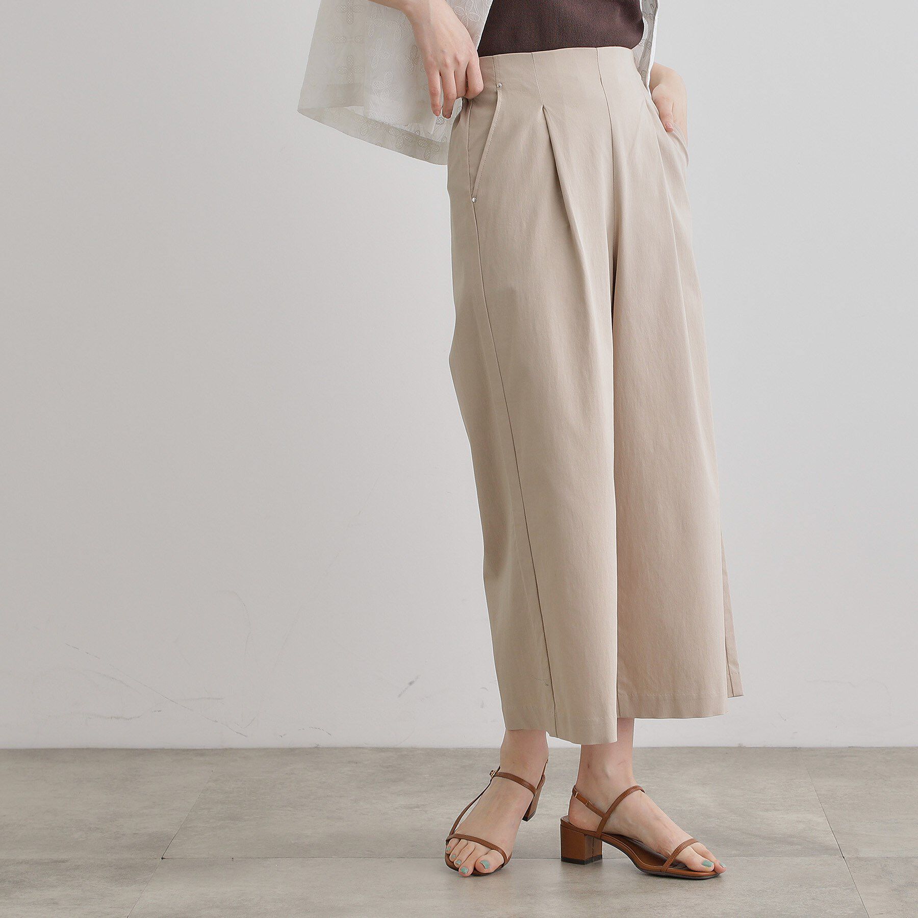 grove「【冷感】サマーハイパーストレッチワイドパンツ」|その他|