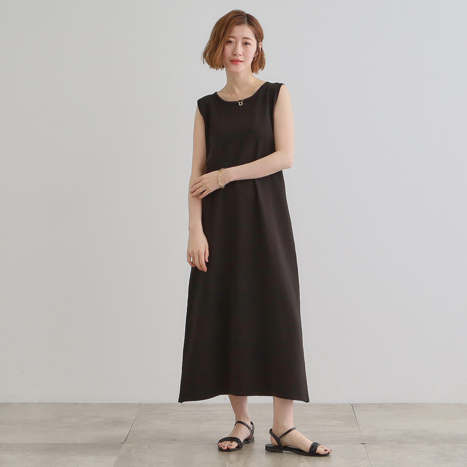 grove「ラメベスト&times;ニットワンピースSET」|ワンピース|