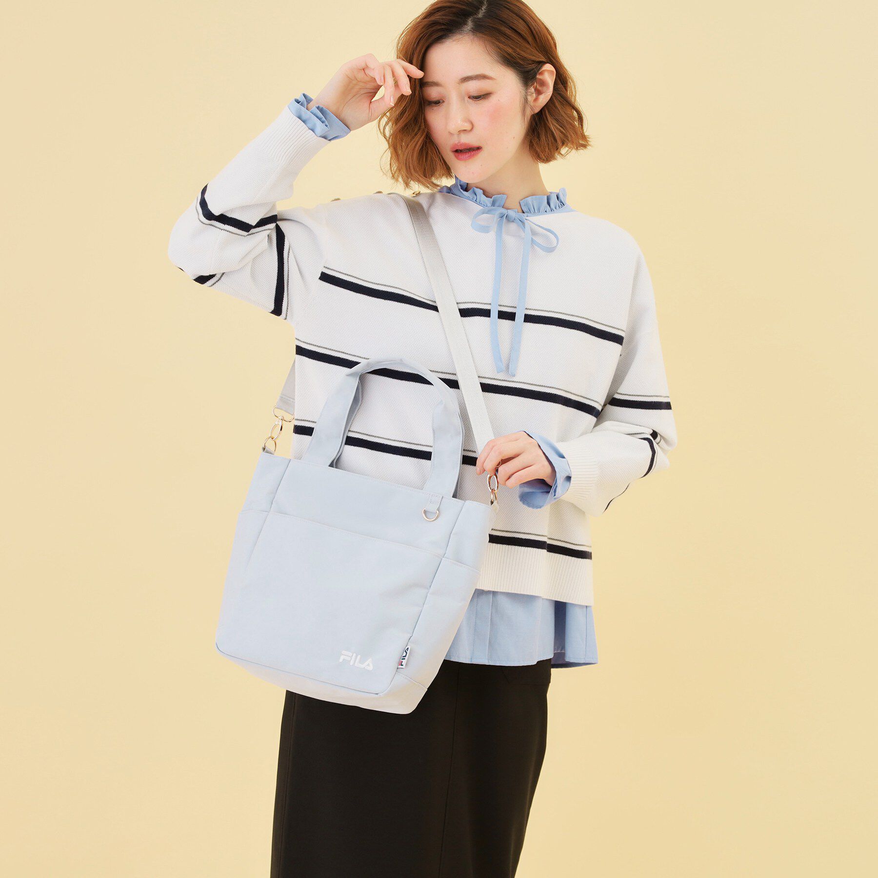 grove「【FILA別注】撥水2WAYトート」|トートバッグ|