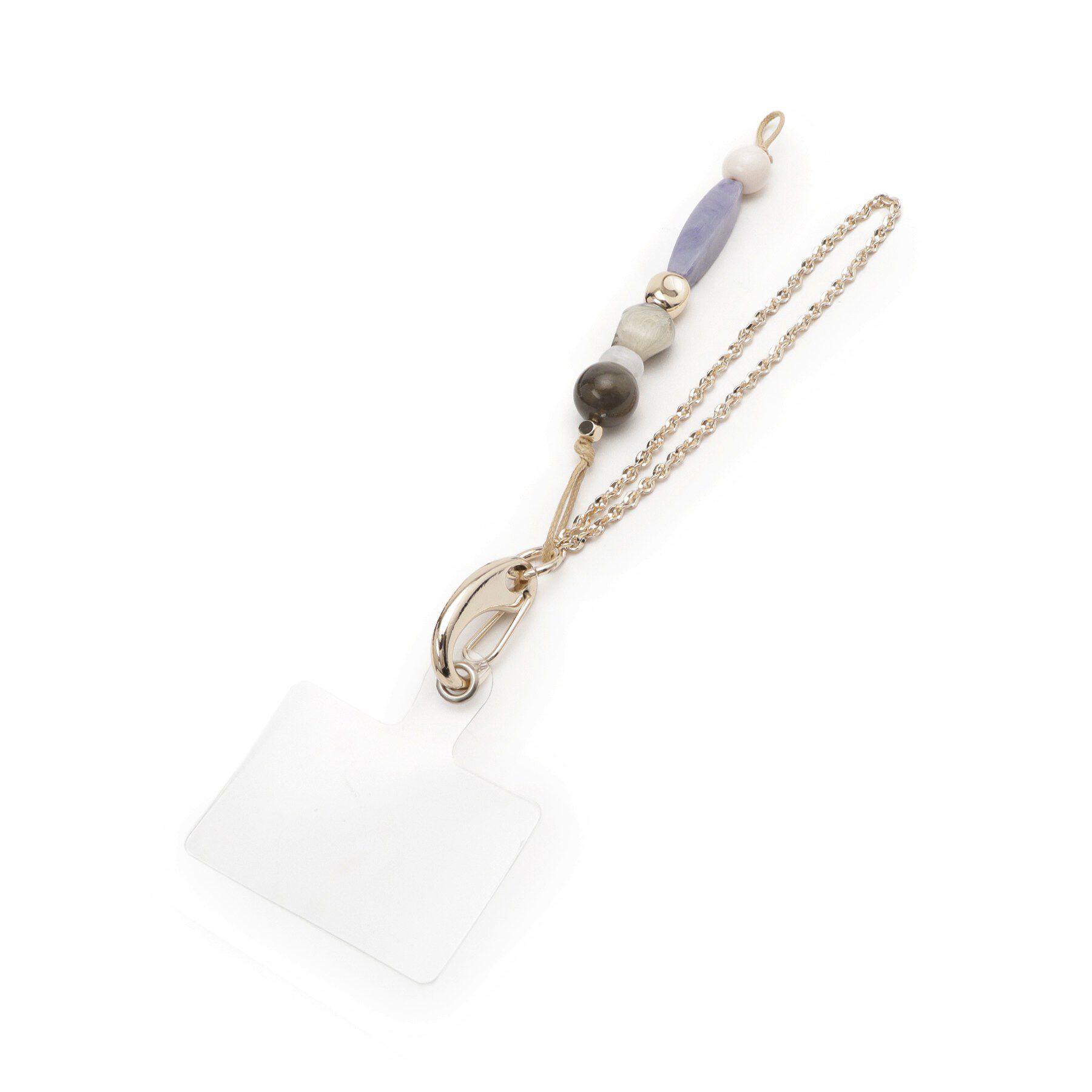 grove「アソートストーン調チャーム」|キーケース|ブルー(091)