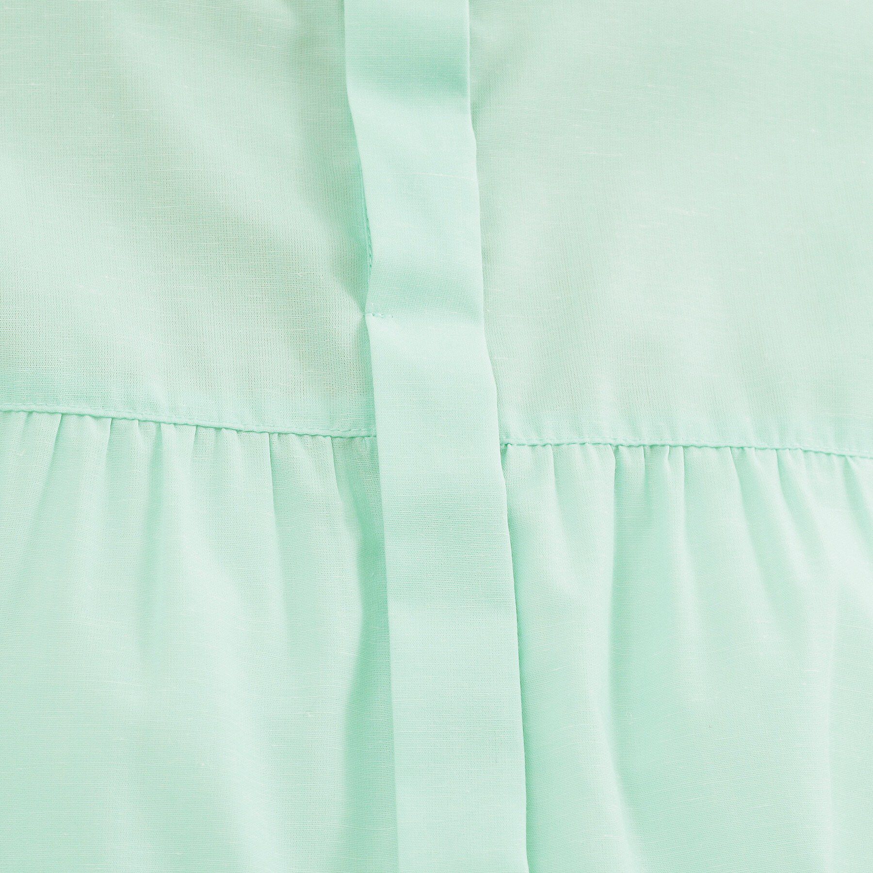 grove「【貴島明日香さん着用／イージーケア／接触冷感】麻ブレンドスタンドギャザーシャツ」|シャツ・ブラウス|