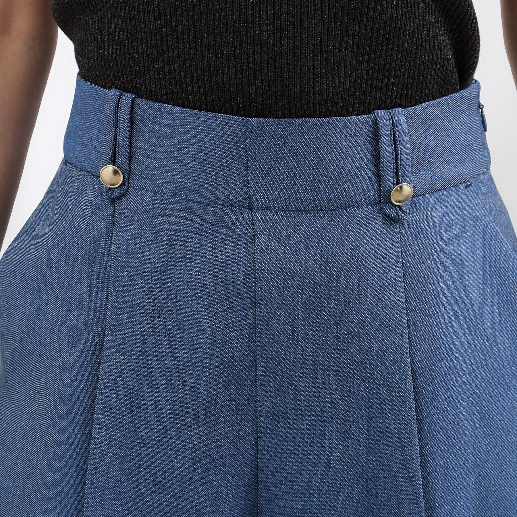 grove「デニムライク ワイドストレートパンツ」|その他|