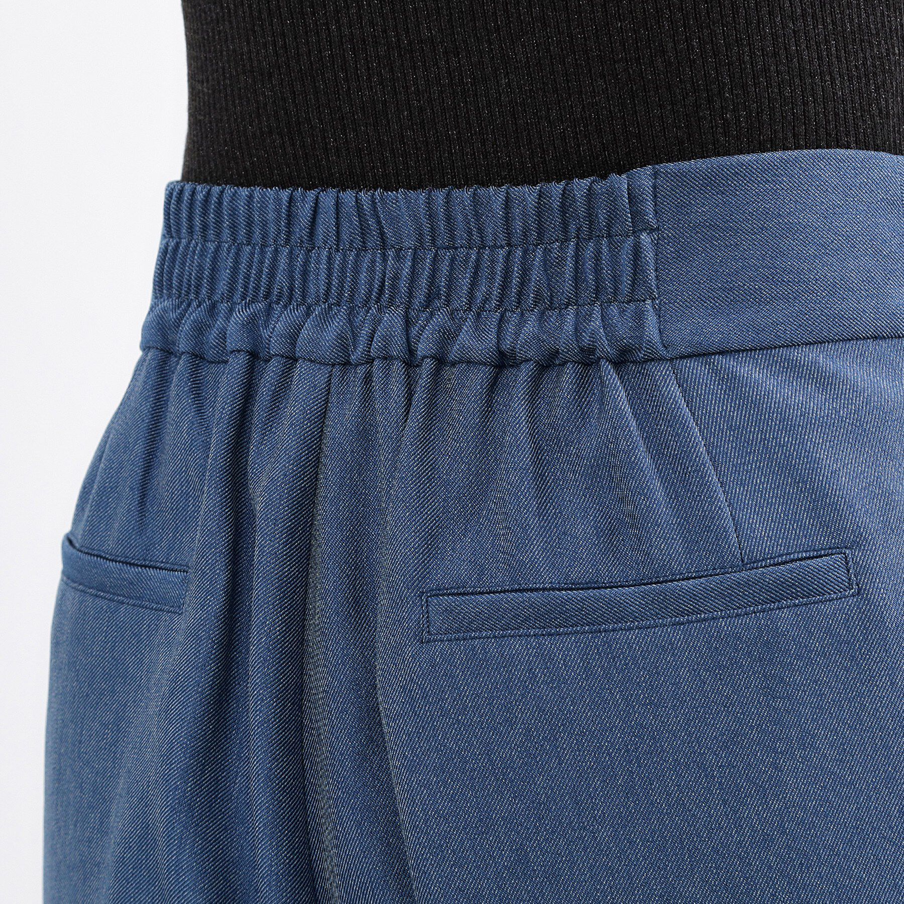 grove「デニムライク ワイドストレートパンツ」|その他|