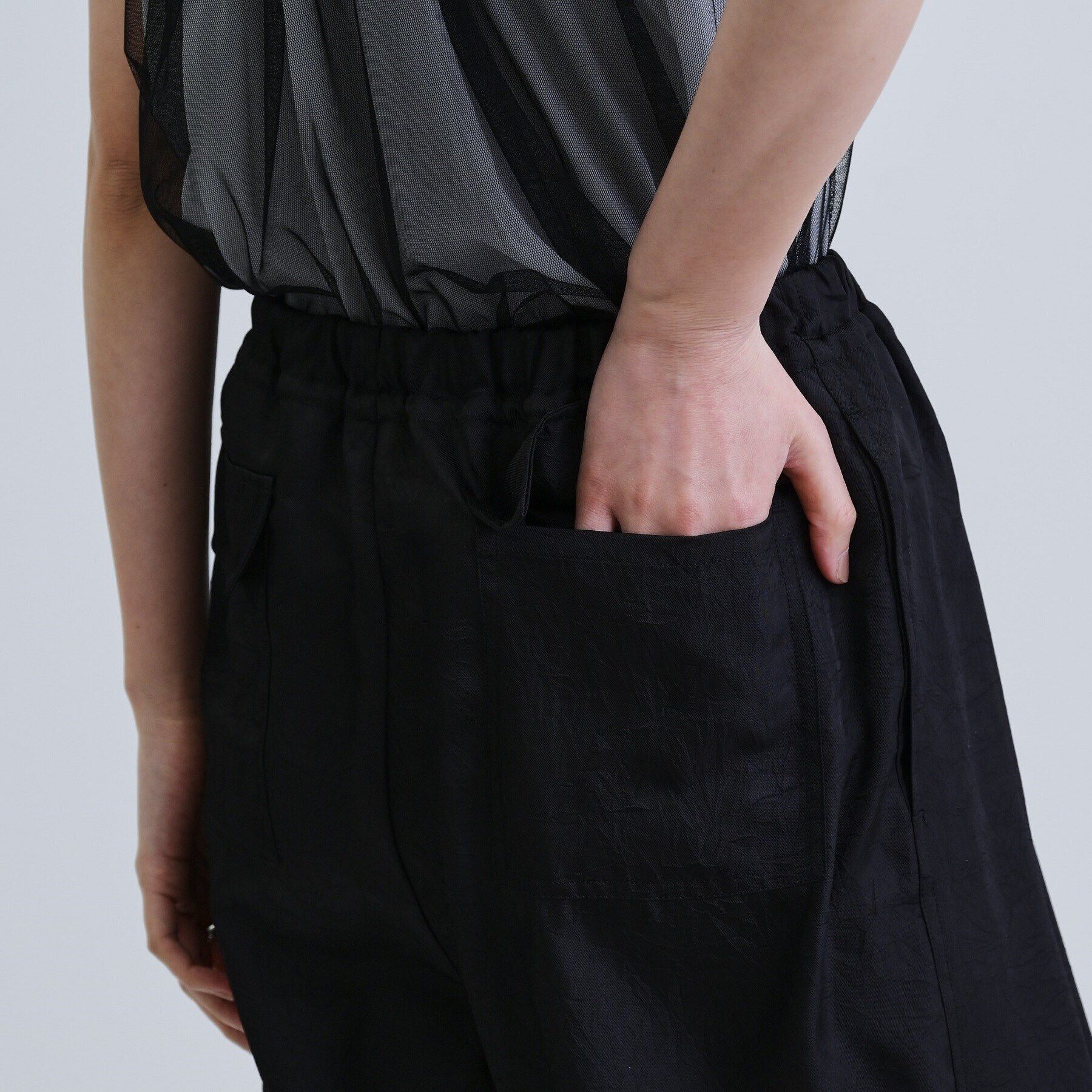 GALLEST「ドレープサテンパンツ」|その他|