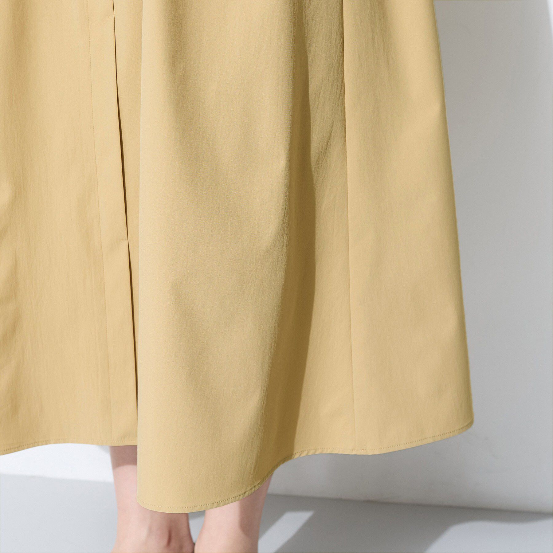 INDIVI「【洗える／1枚でキマる／ドロスト付】ビスチェ風ドッキングTワンピース」|ワンピース|