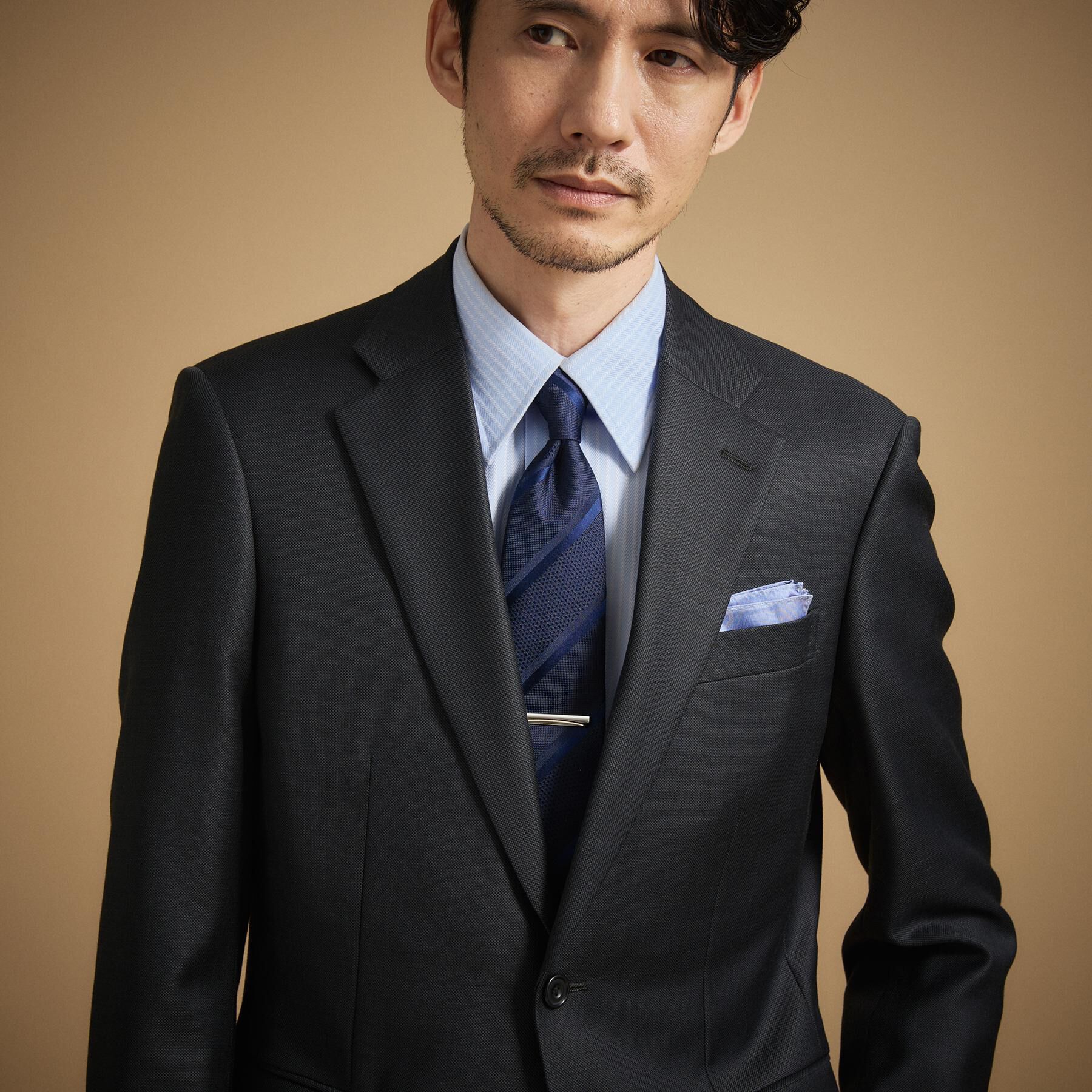 TAKEO KIKUCHI「【BOXセット】クラシックシャドーストライプ ネクタイ＆タイバー」|ネクタイ・蝶ネクタイ|