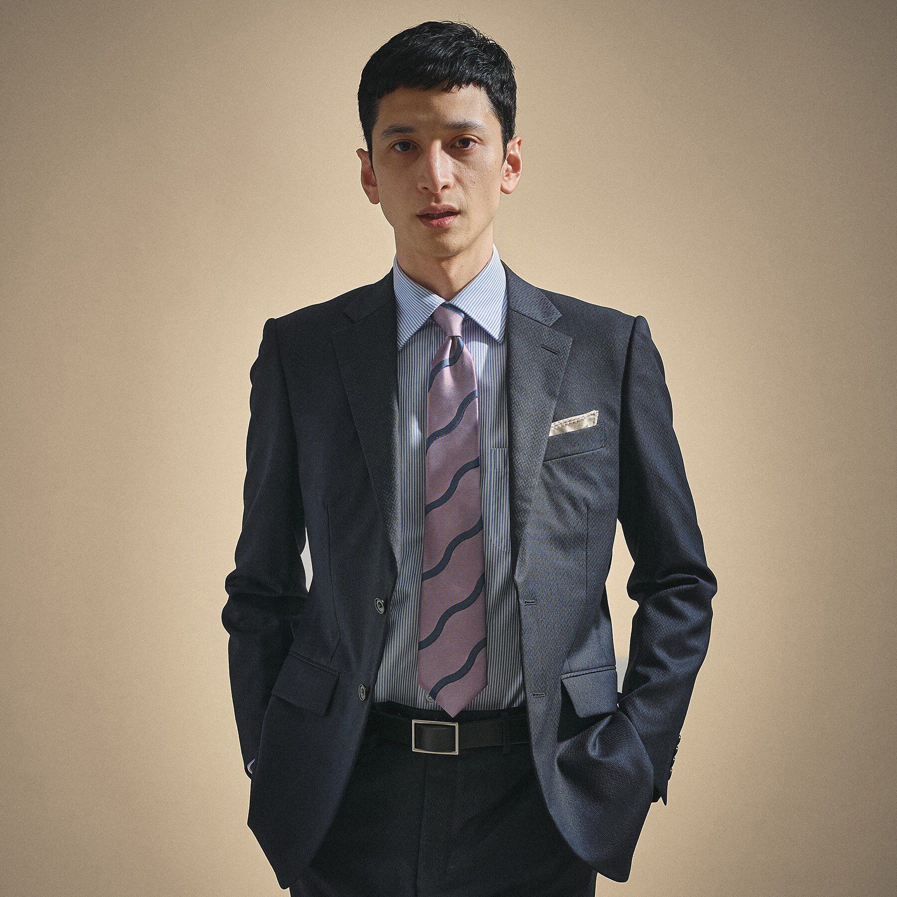 TAKEO KIKUCHI「【縁起の良いネクタイ】PNJ 立湧紋ネクタイ」|ネクタイ・蝶ネクタイ|