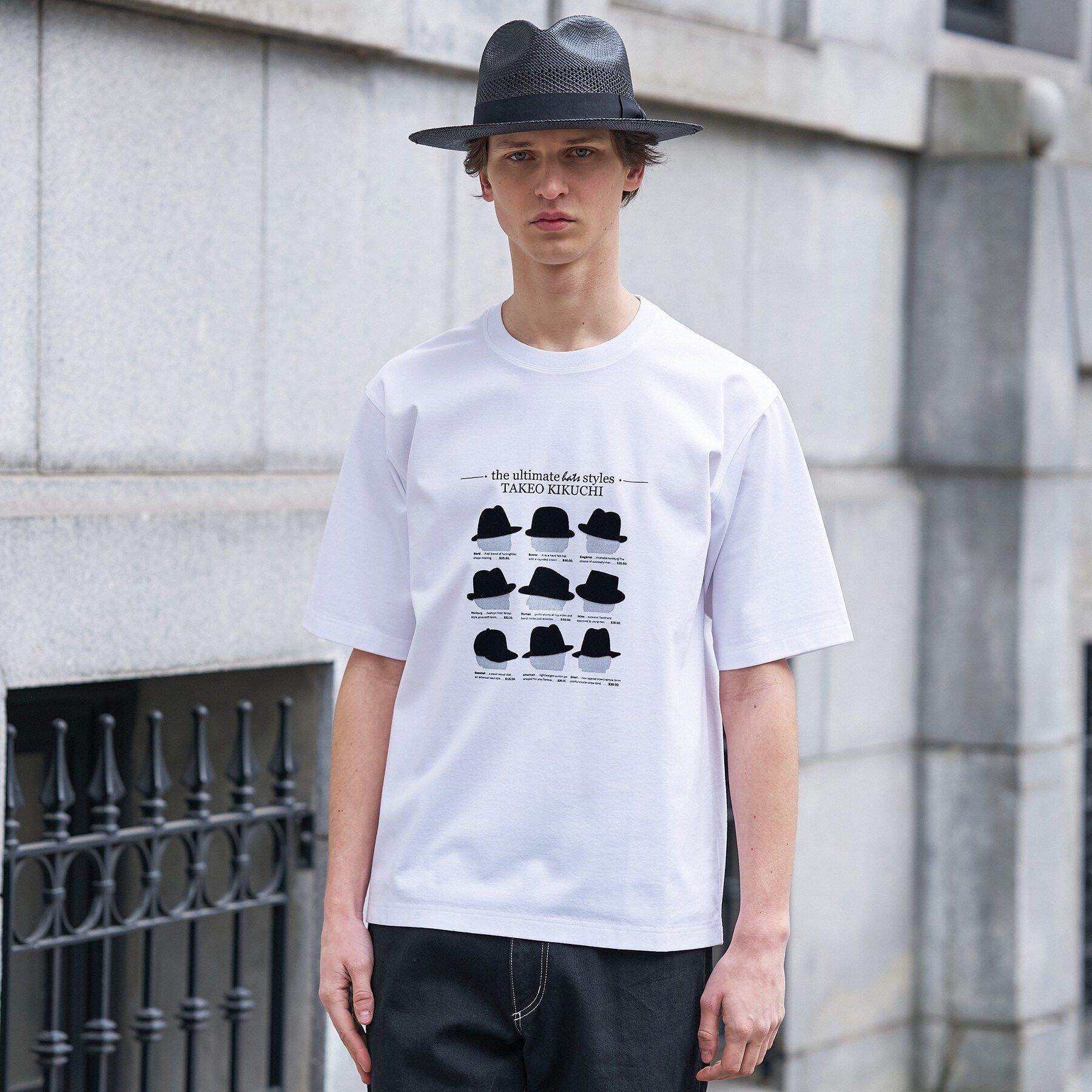 TAKEO KIKUCHI「【BOWLER HAT LABEL】クールデオドラントジャージ ハットスタイルス 半袖Tシャツ」|Tシャツ・カットソー|