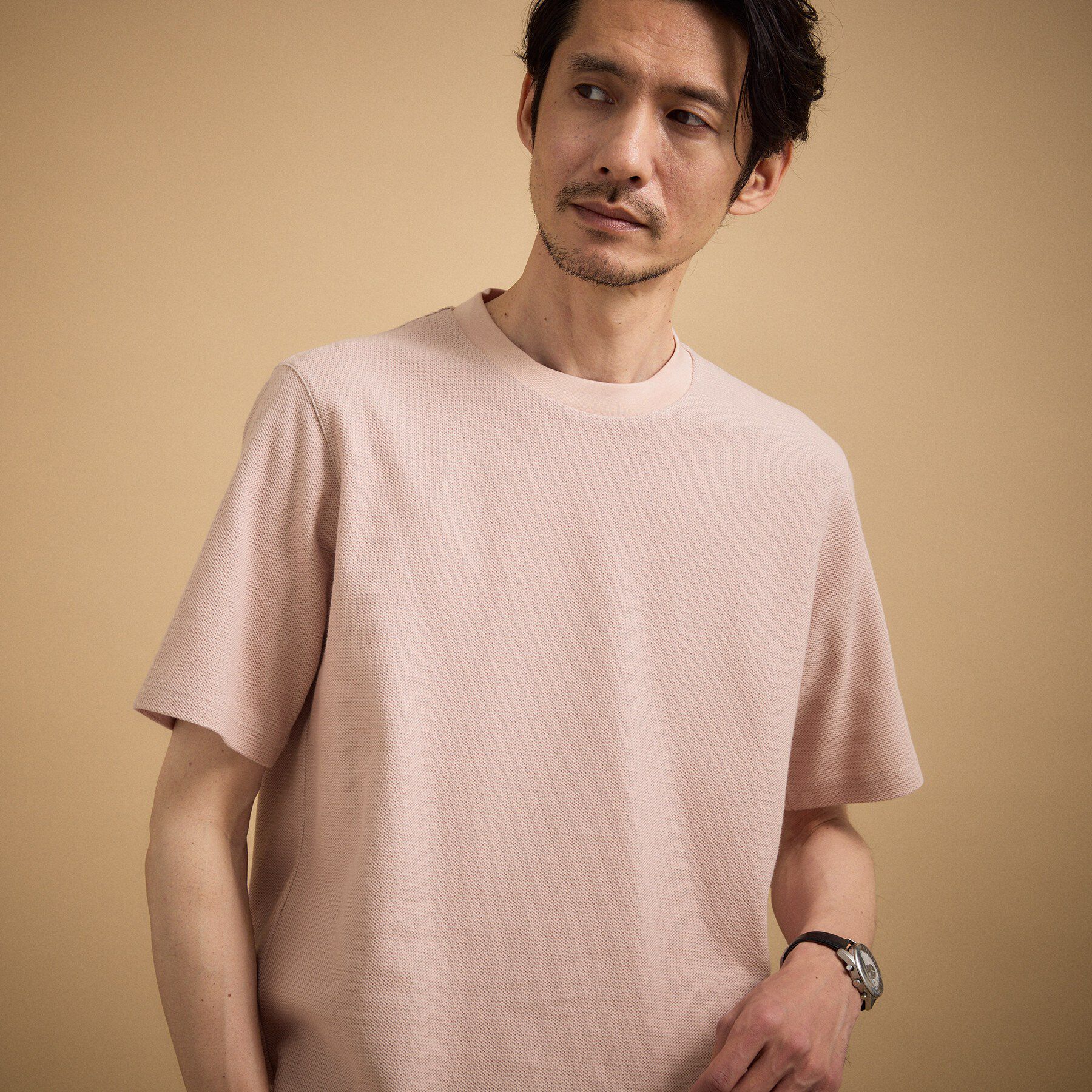 TAKEO KIKUCHI「【抗菌防臭】メランジ クルーネック プルオーバー」|Tシャツ・カットソー|