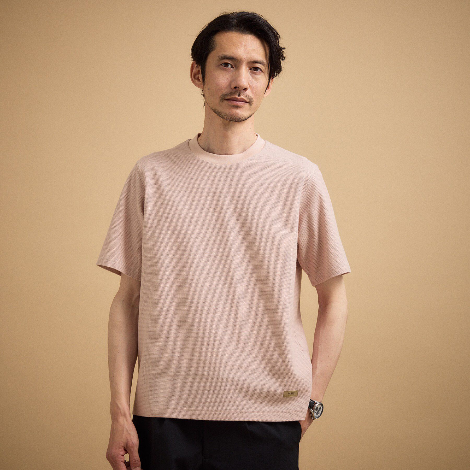 TAKEO KIKUCHI「【抗菌防臭】メランジ クルーネック プルオーバー」|Tシャツ・カットソー|