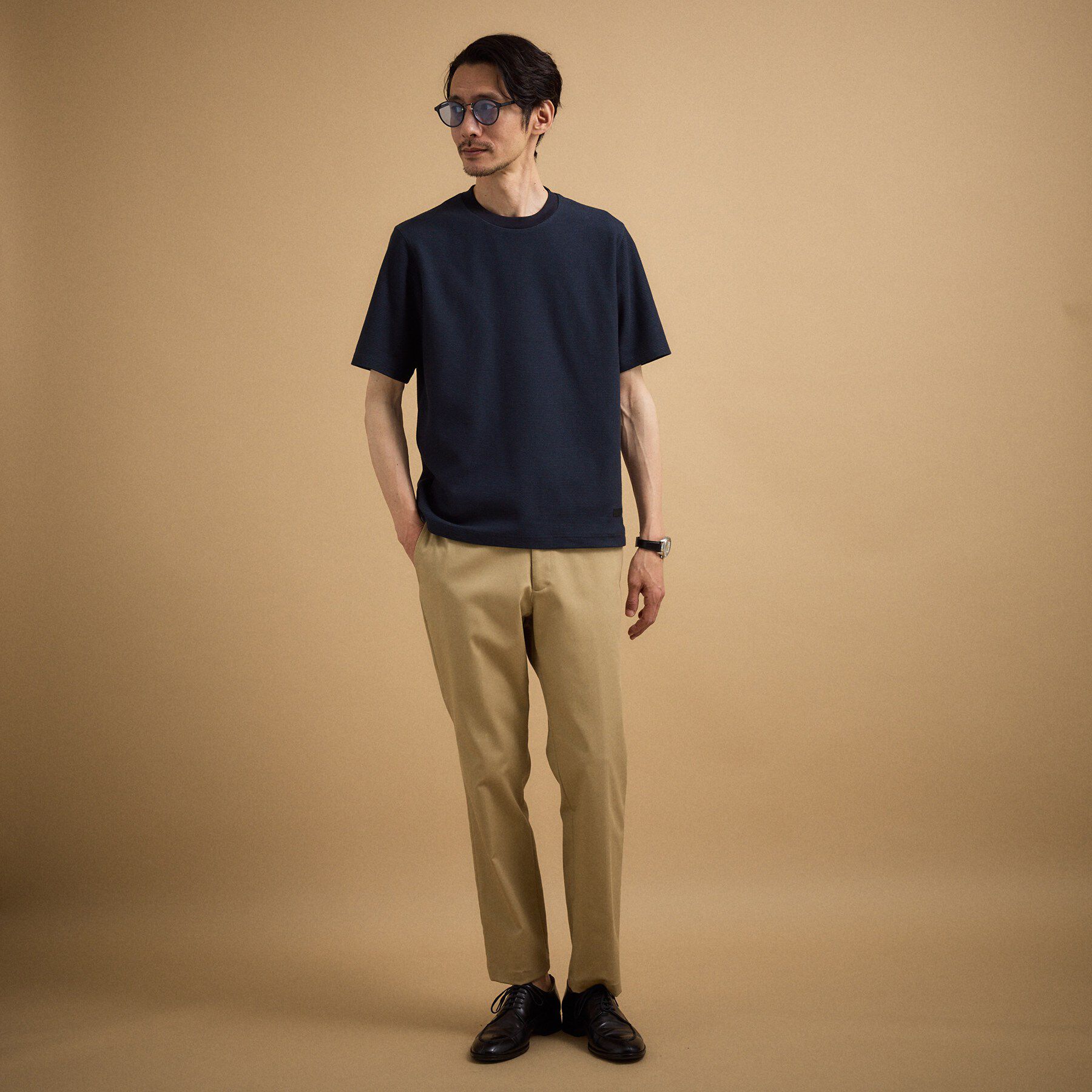 TAKEO KIKUCHI「【抗菌防臭】メランジ クルーネック プルオーバー」|Tシャツ・カットソー|