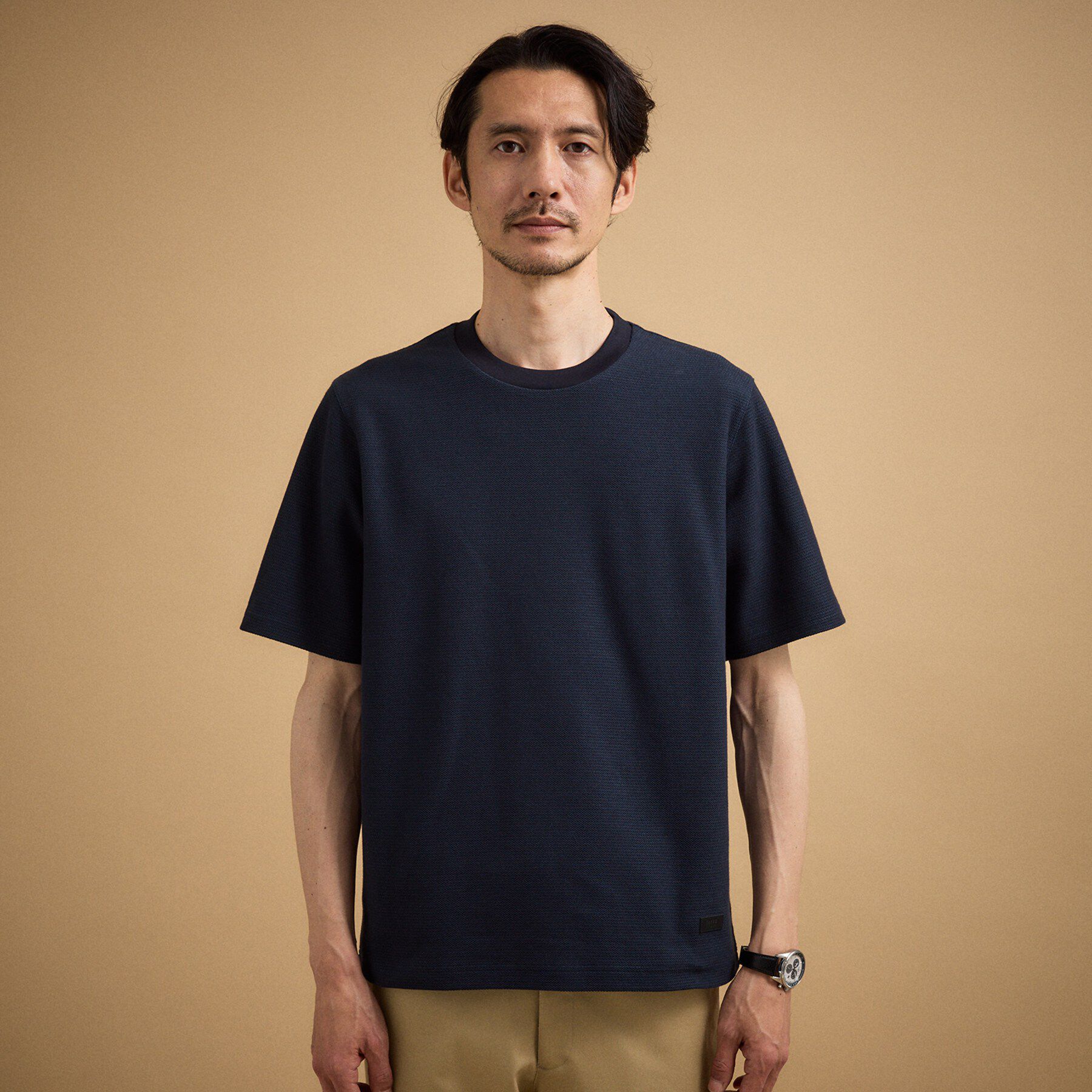 TAKEO KIKUCHI「【抗菌防臭】メランジ クルーネック プルオーバー」|Tシャツ・カットソー|