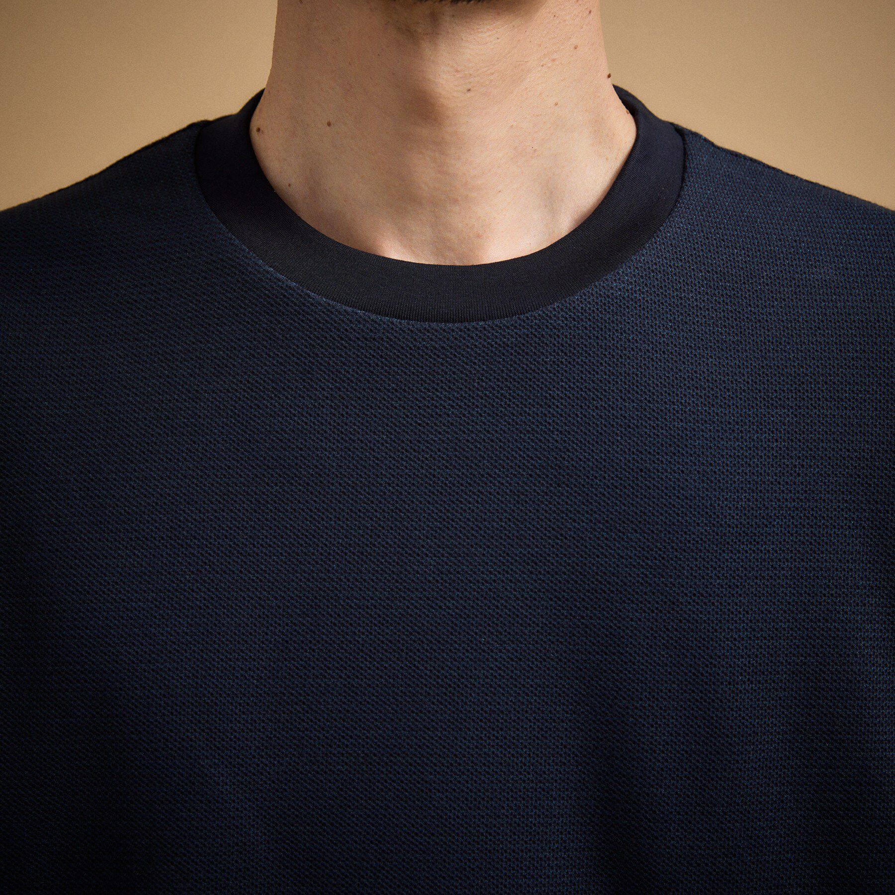 TAKEO KIKUCHI「【抗菌防臭】メランジ クルーネック プルオーバー」|Tシャツ・カットソー|