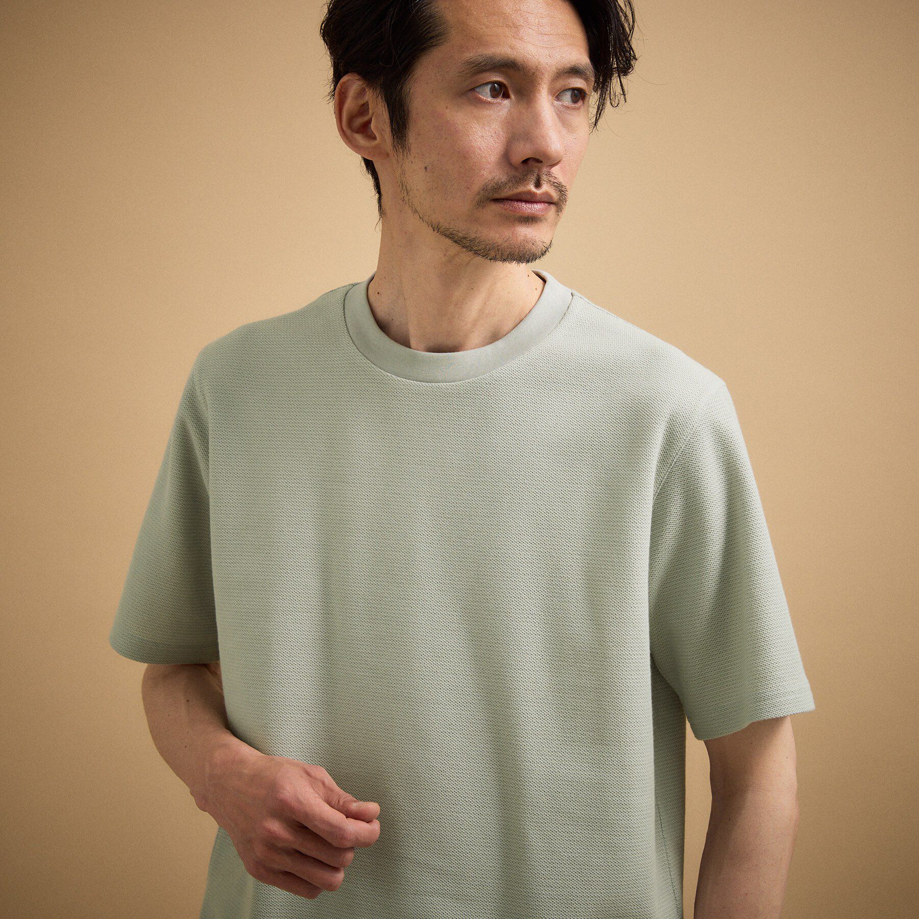 TAKEO KIKUCHI「【抗菌防臭】メランジ クルーネック プルオーバー」|Tシャツ・カットソー|