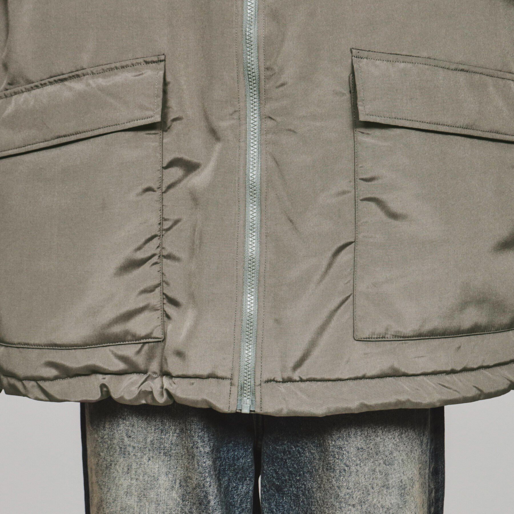 tk.TAKEO KIKUCHI「【マシンウォッシャブル】REPREVEフード中綿ブルゾン」|ブルゾン・スタジャン|