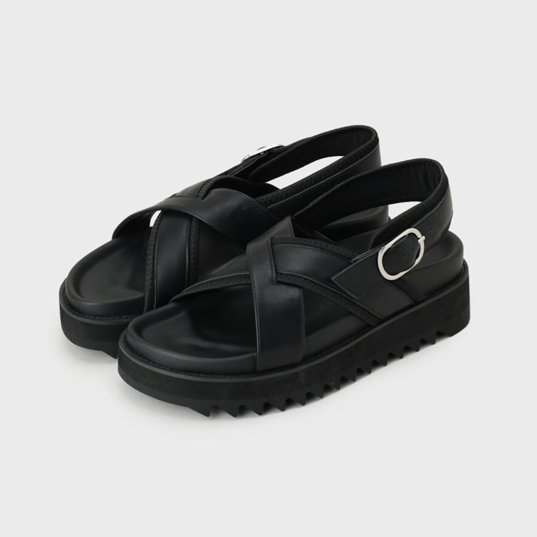 tk.TAKEO KIKUCHI「身長＋4.2cmアソートシャークソールボリュームサンダル」|サンダル|