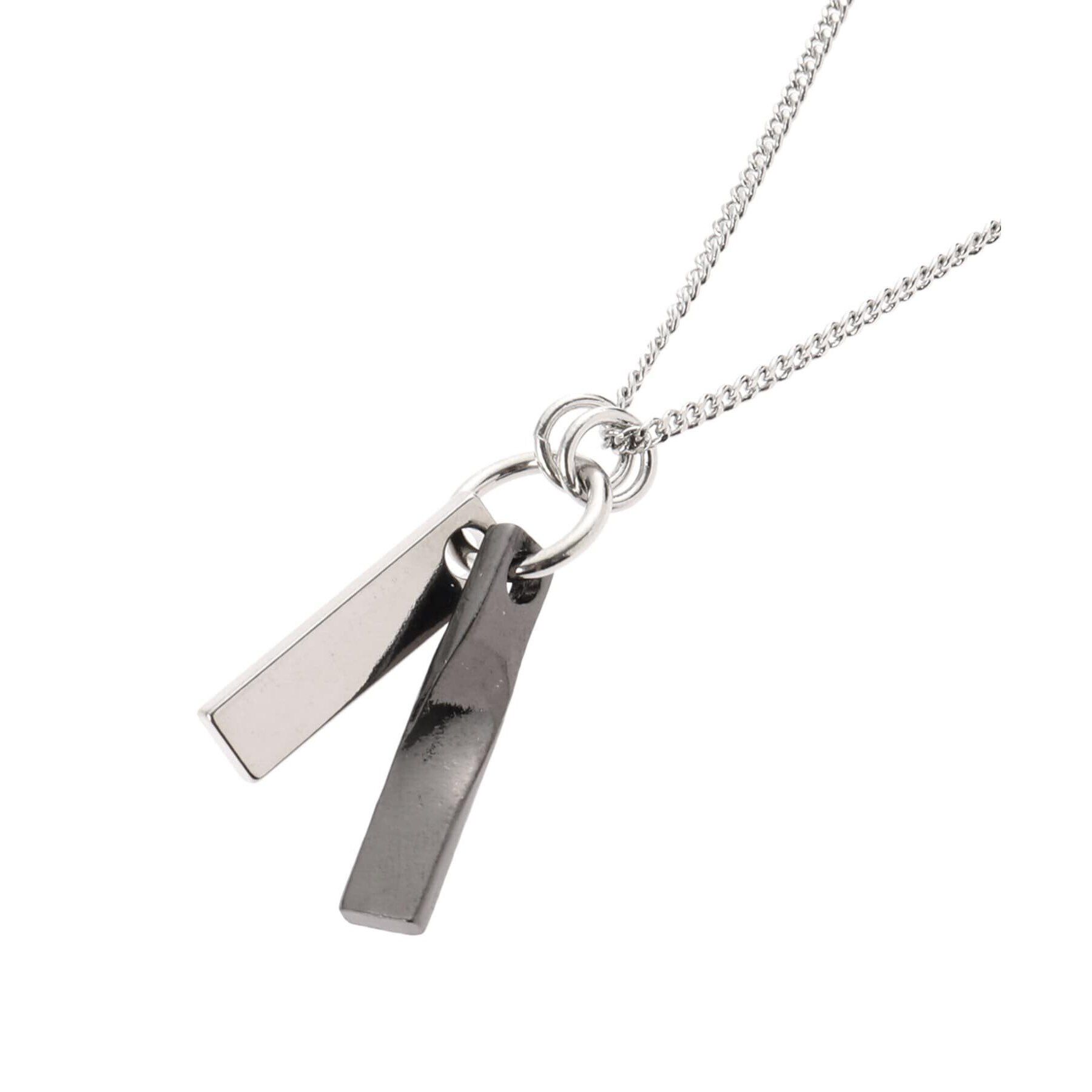 tk.TAKEO KIKUCHI「ツインバー プレート ネックレス」|ネックレス|