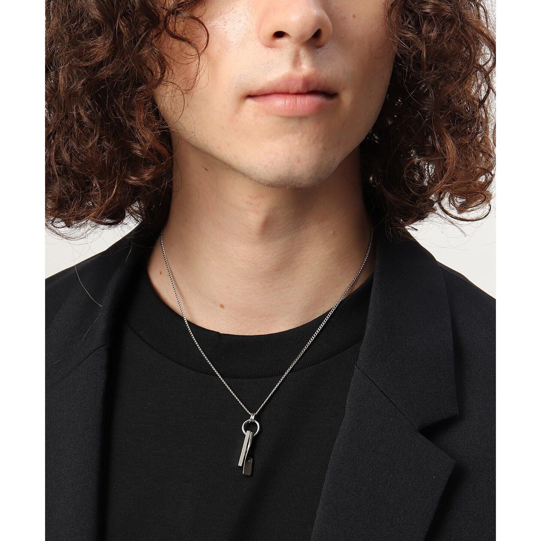 tk.TAKEO KIKUCHI「ツインバー プレート ネックレス」|ネックレス|