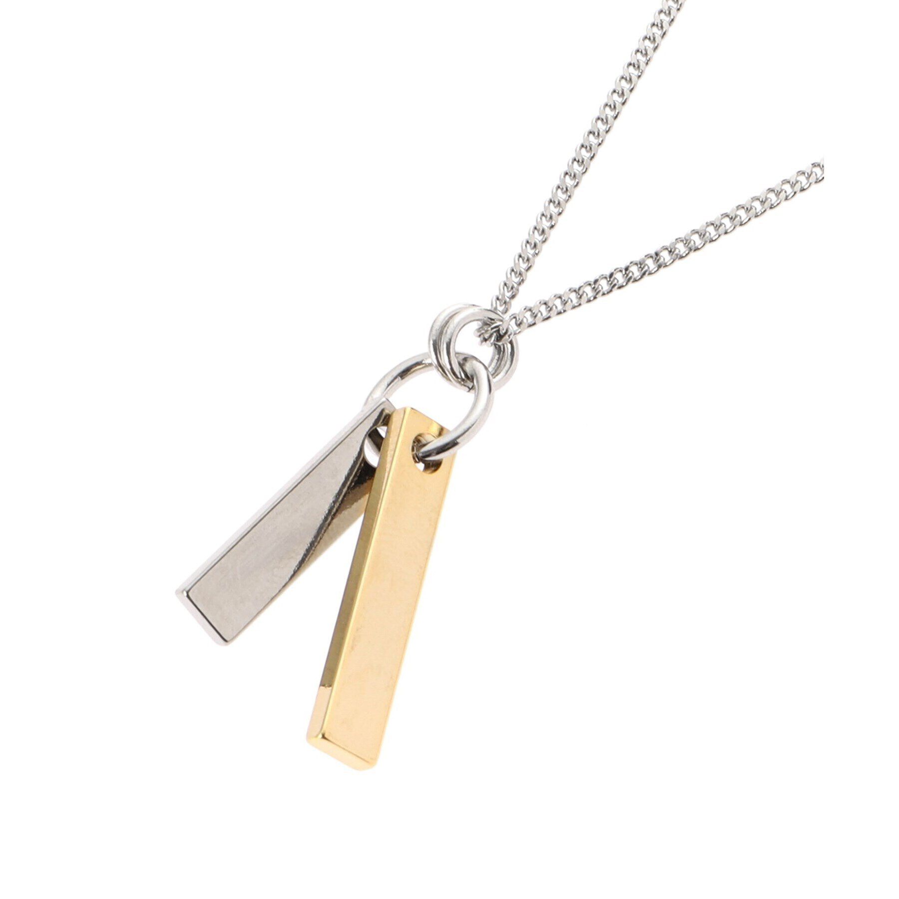 tk.TAKEO KIKUCHI「ツインバー プレート ネックレス」|ネックレス|