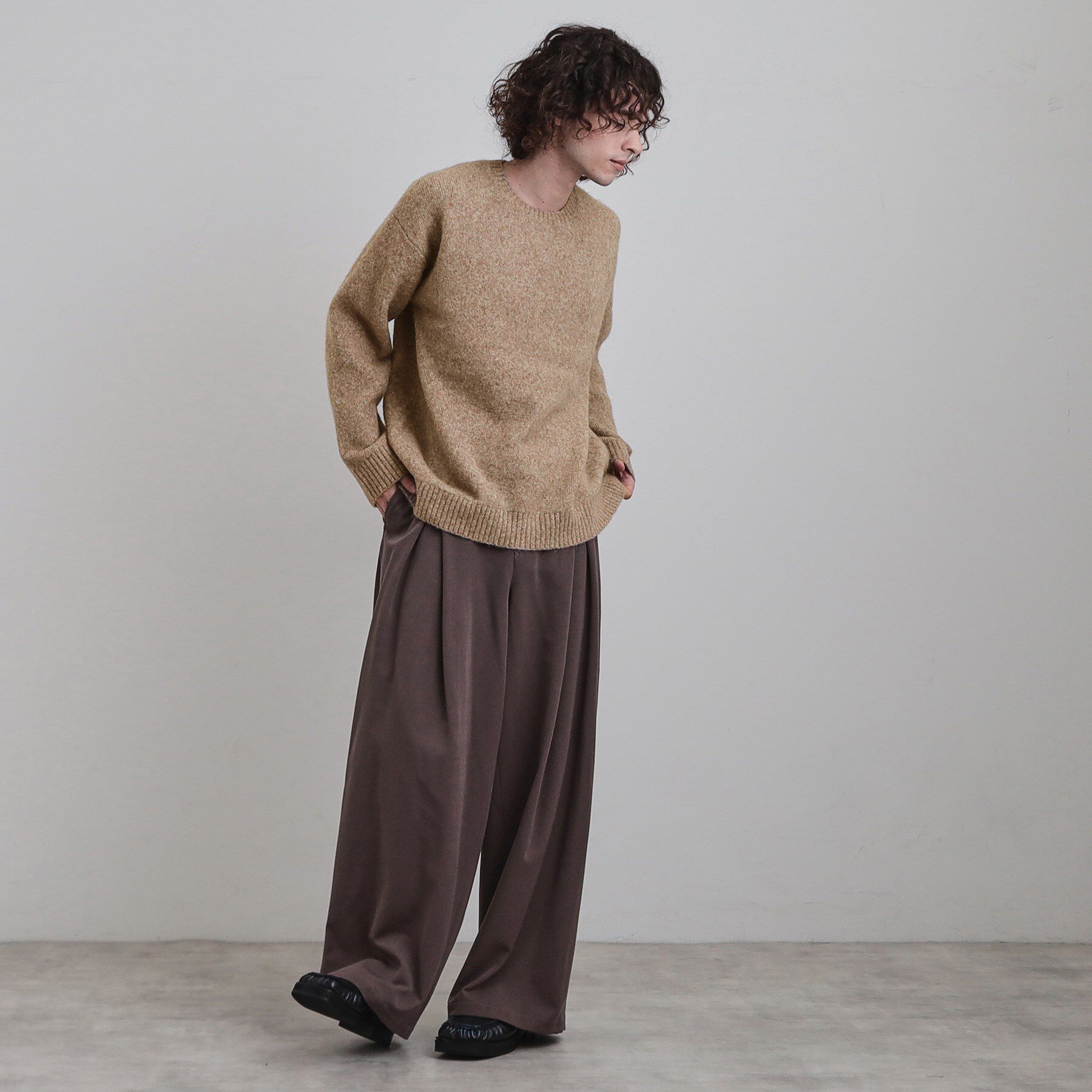 tk.TAKEO KIKUCHI「シャギープルオーバーニット」|ニット・セーター|