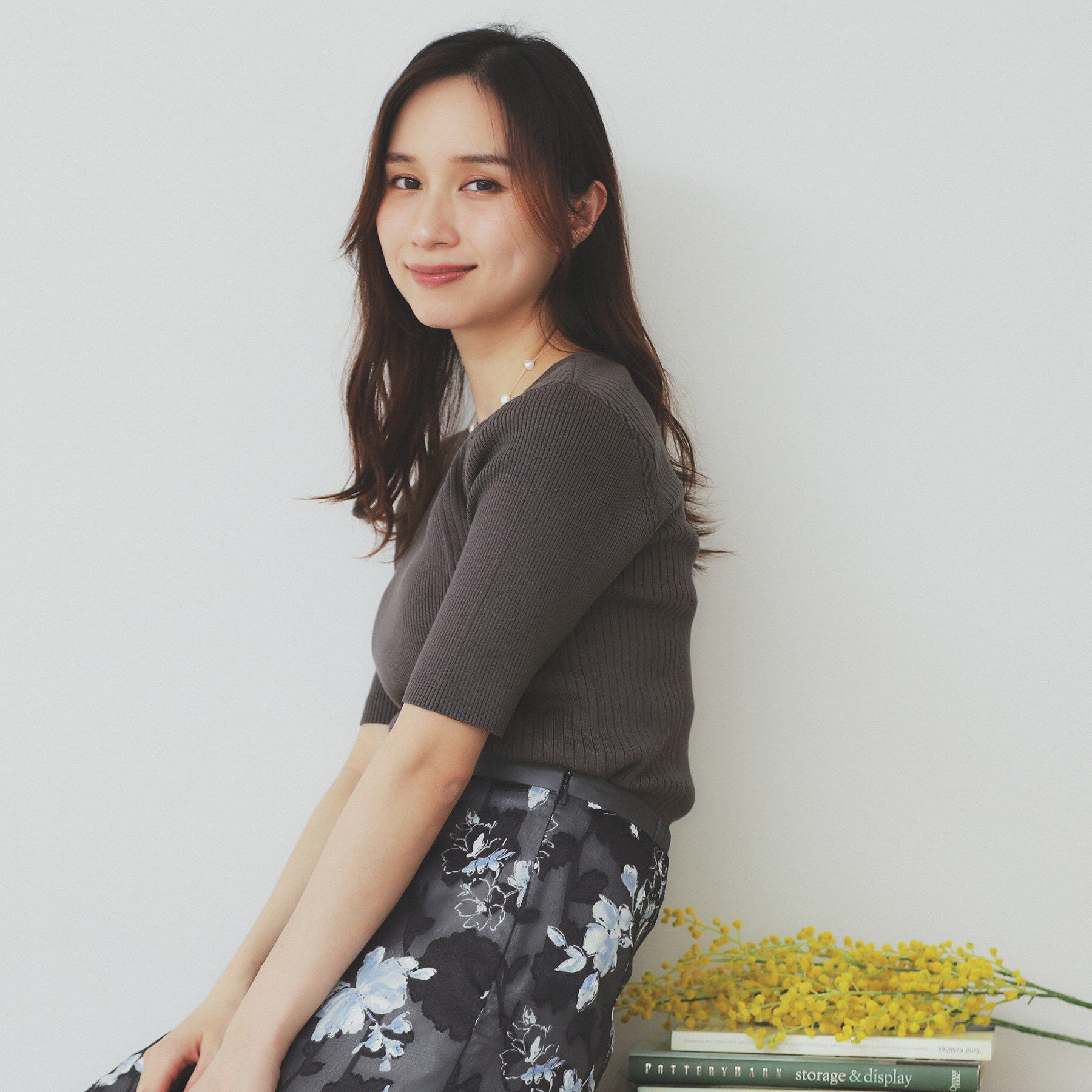 index「リブケーブルニット【洗濯機洗い可】」|ニット・セーター|