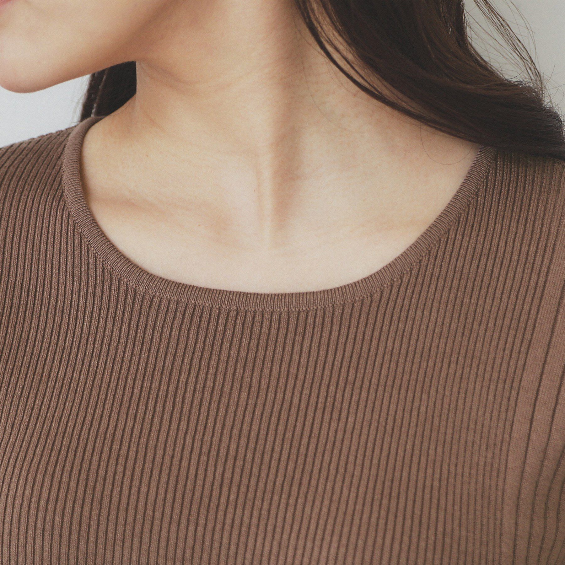 index「リブケーブルニット【洗濯機洗い可】」|ニット・セーター|