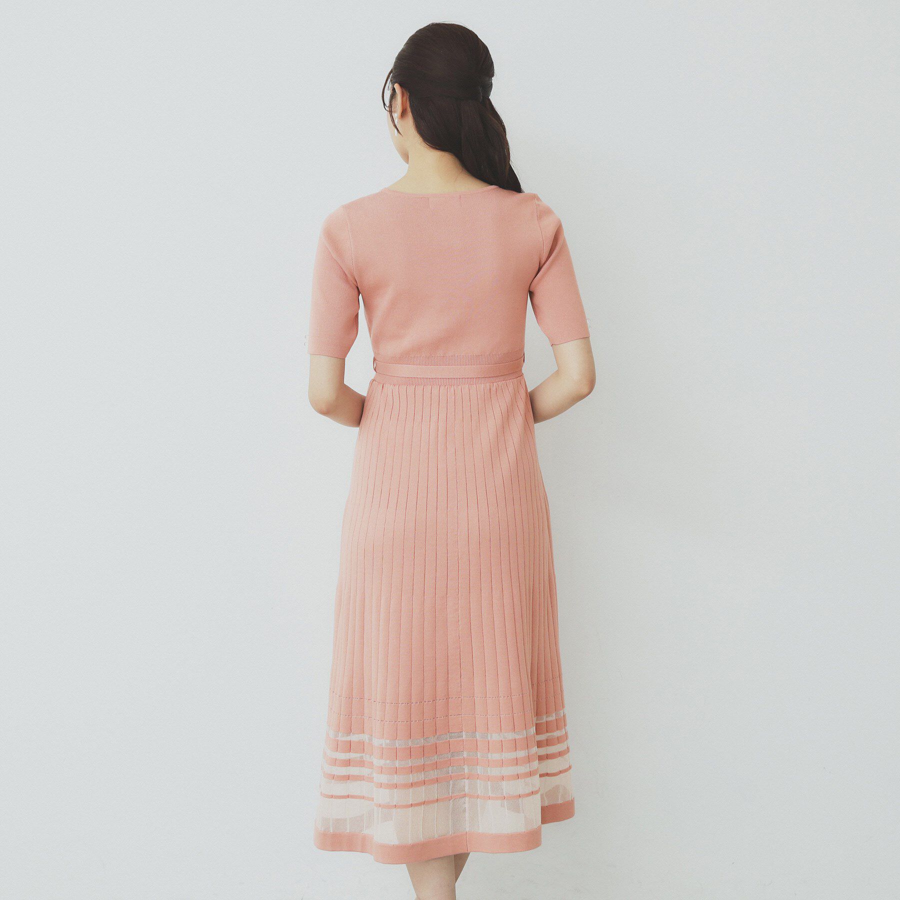 index「シアーラインニットワンピース【UV/洗濯機洗い可】」|ワンピース|