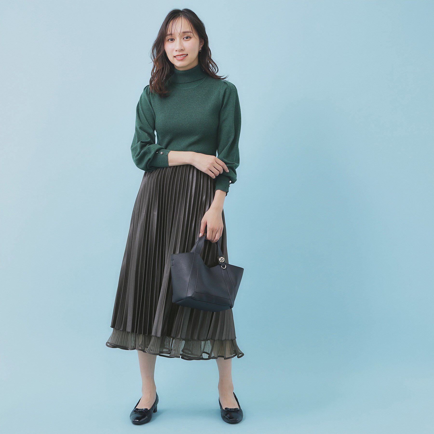 index「リバーシブルチュールティアードフレアスカート【洗濯機OK】」|スカート|