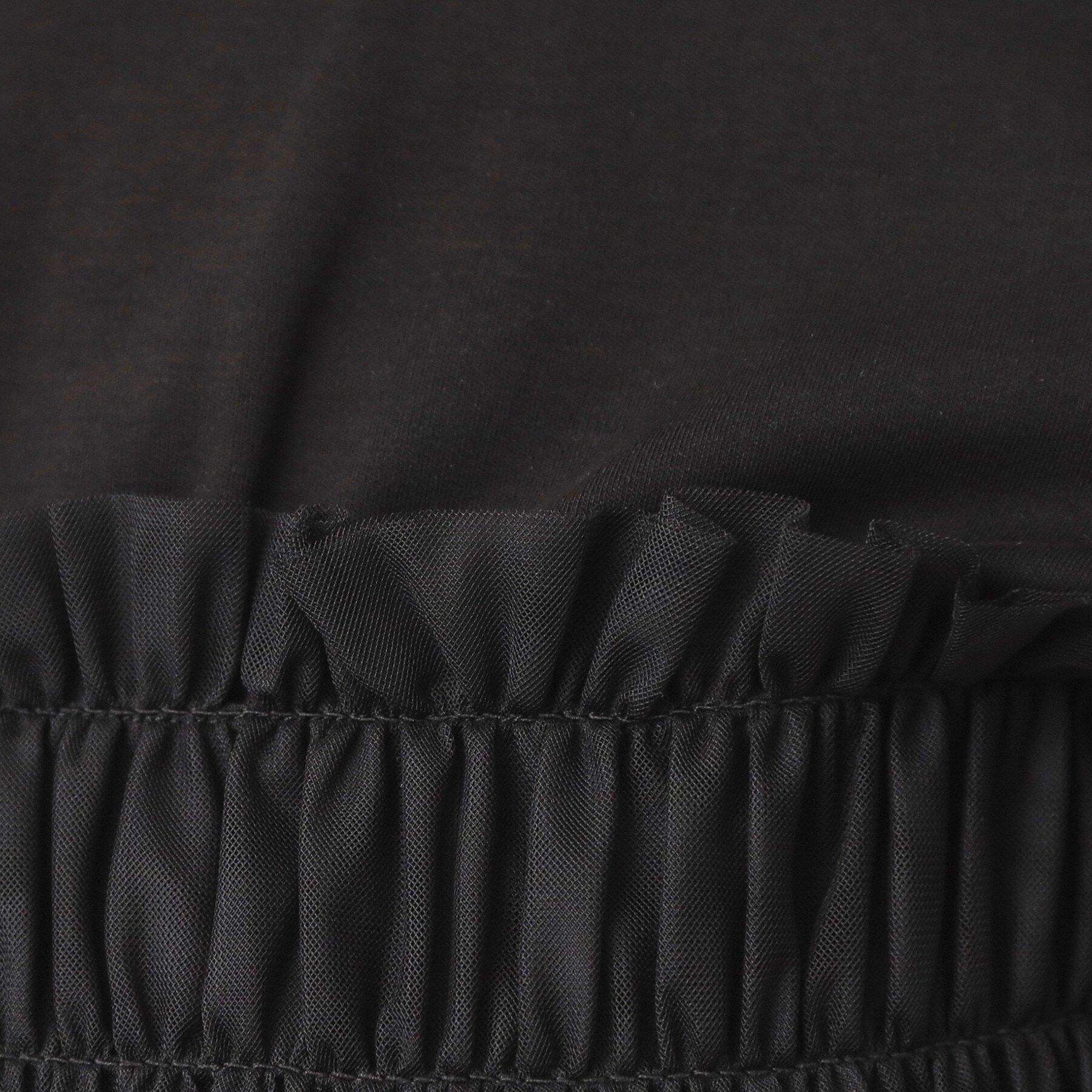 index「チュールペプラムトップス【洗濯機OK・接触冷感・UVケア】」|Tシャツ・カットソー|