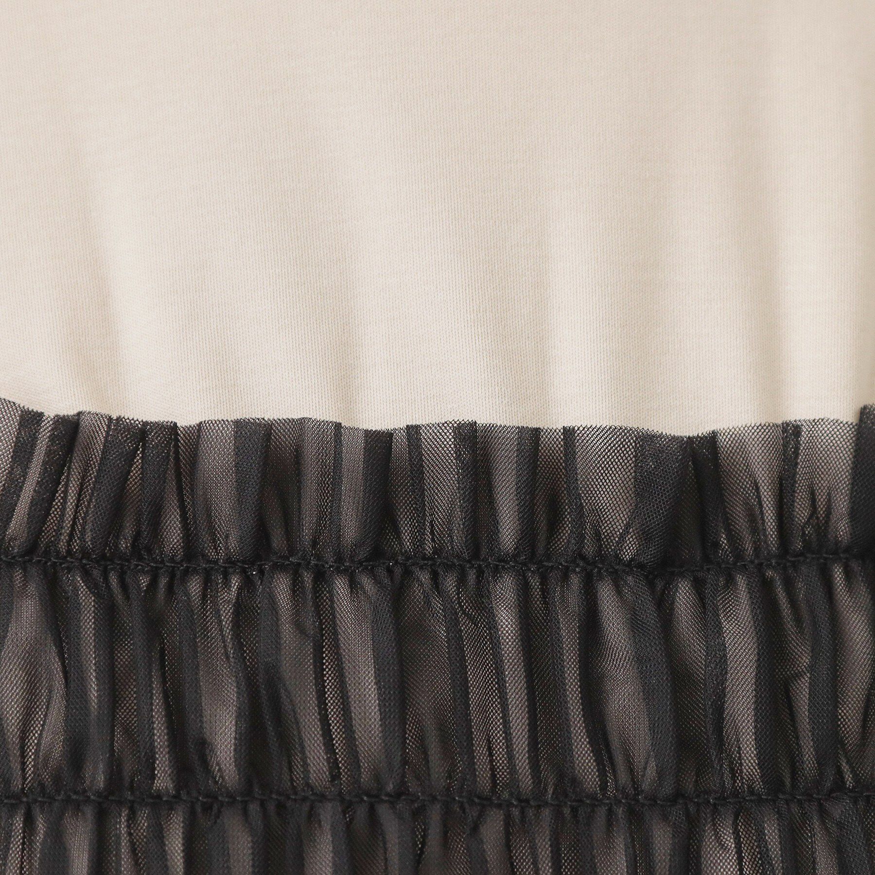 index「チュールペプラムトップス【洗濯機OK・接触冷感・UVケア】」|Tシャツ・カットソー|