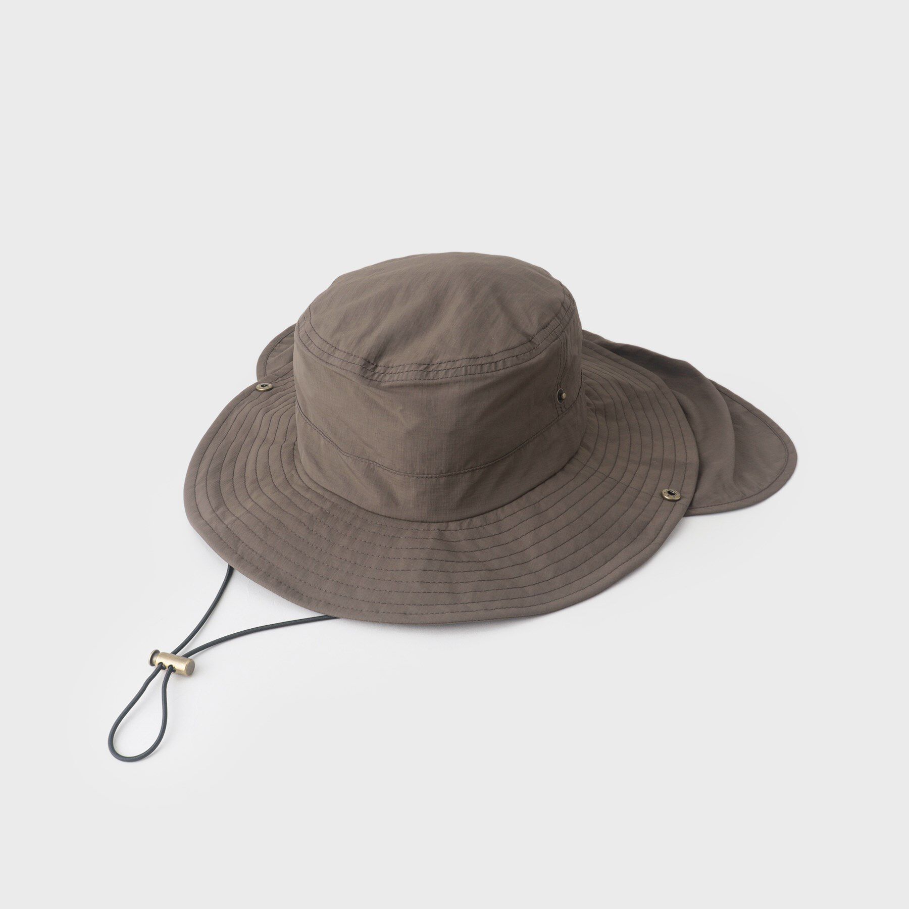 OPAQUE.CLIP「シェード付ハット」|ハット|ブラウン(043)