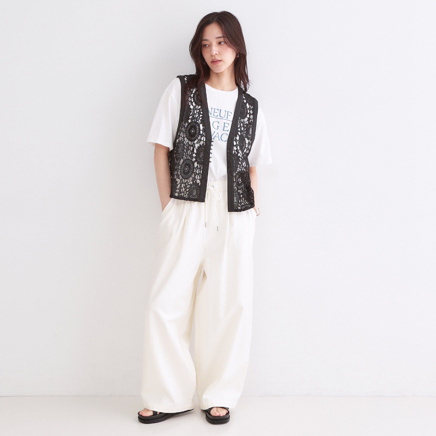 OPAQUE.CLIP「ロゴプリントアソートTシャツ【洗濯機OK】」|Tシャツ・カットソー|