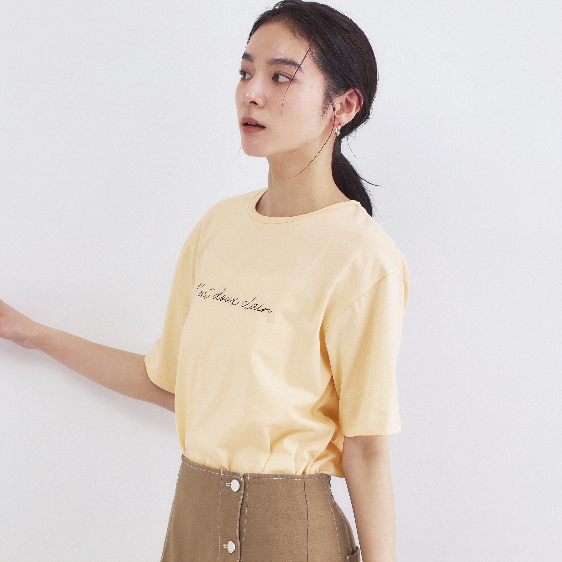 OPAQUE.CLIP「ロゴプリントアソートTシャツ【洗濯機OK】」|Tシャツ・カットソー|