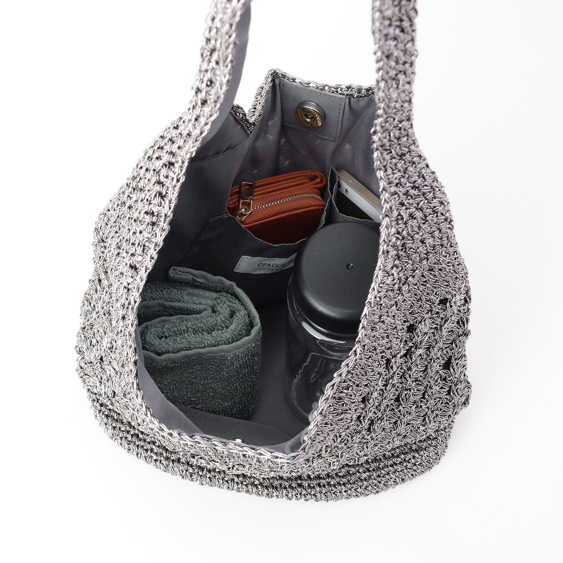 OPAQUE.CLIP「カギ針ラメワンショルダーバッグ」|ショルダー・メッセンジャー|