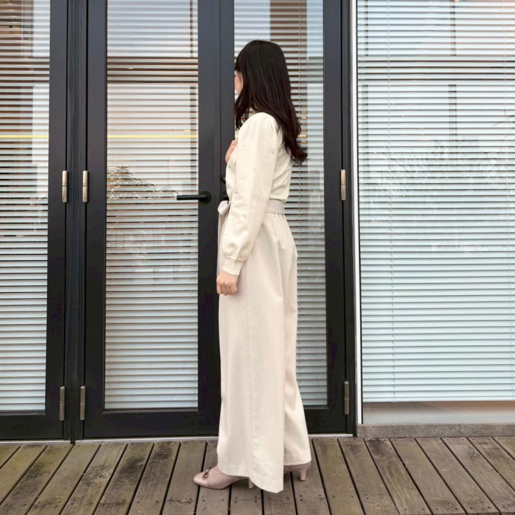 Couture broach「【着映え】ハートドットラメ刺繍ニット」|ニット・セーター|