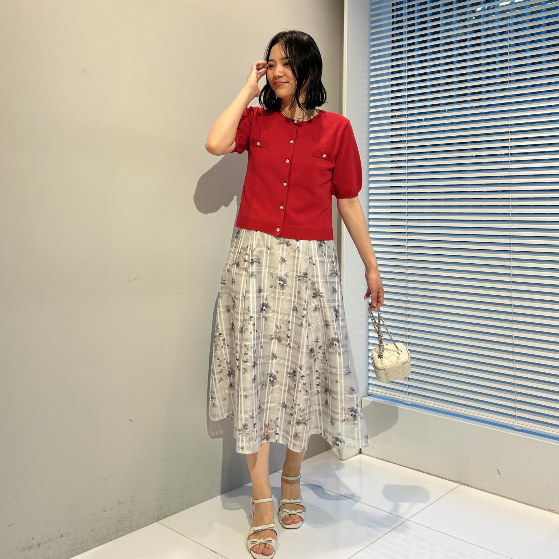 Couture broach「【洗える・着映え】ビジューボタン カーディガン」|カーディガン|