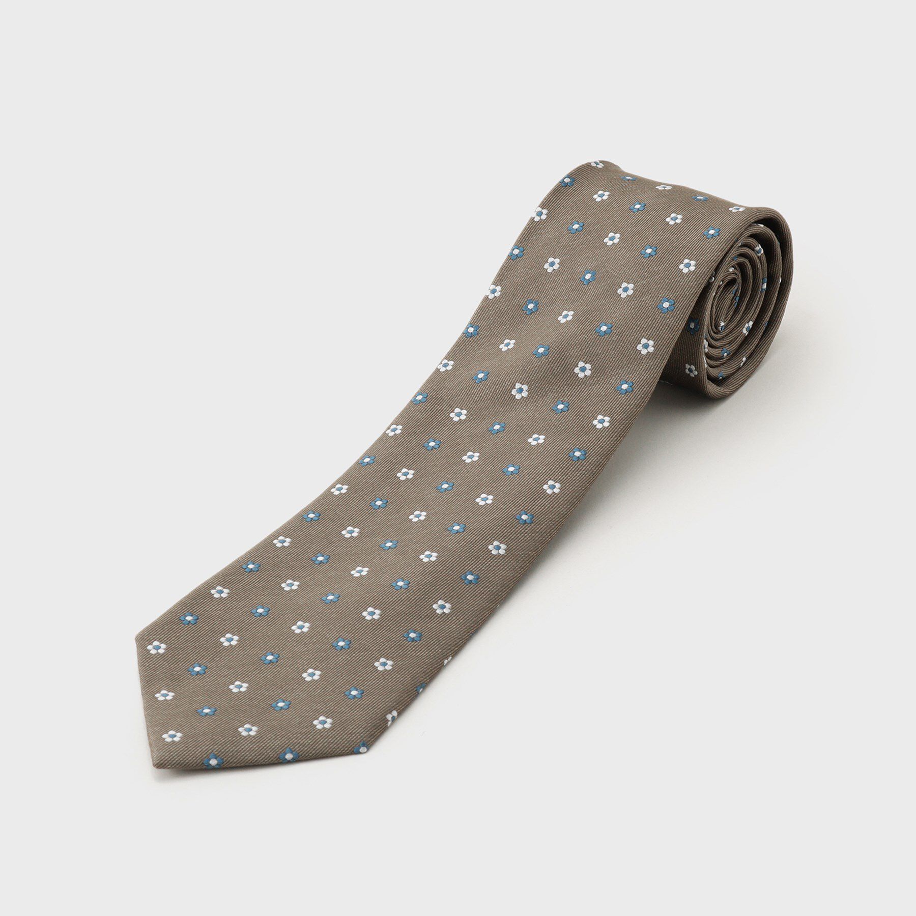THE SHOP TK「小紋柄ネクタイ」|ネクタイ・蝶ネクタイ|キャメルブラウン(1