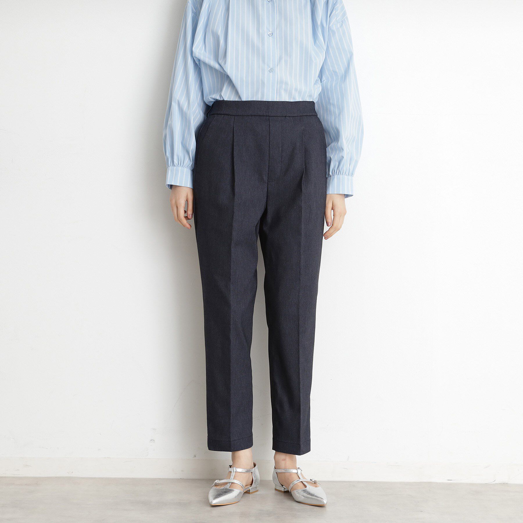 THE SHOP TK「ハイパーストレッチテーパードパンツ【洗える】」|その他|