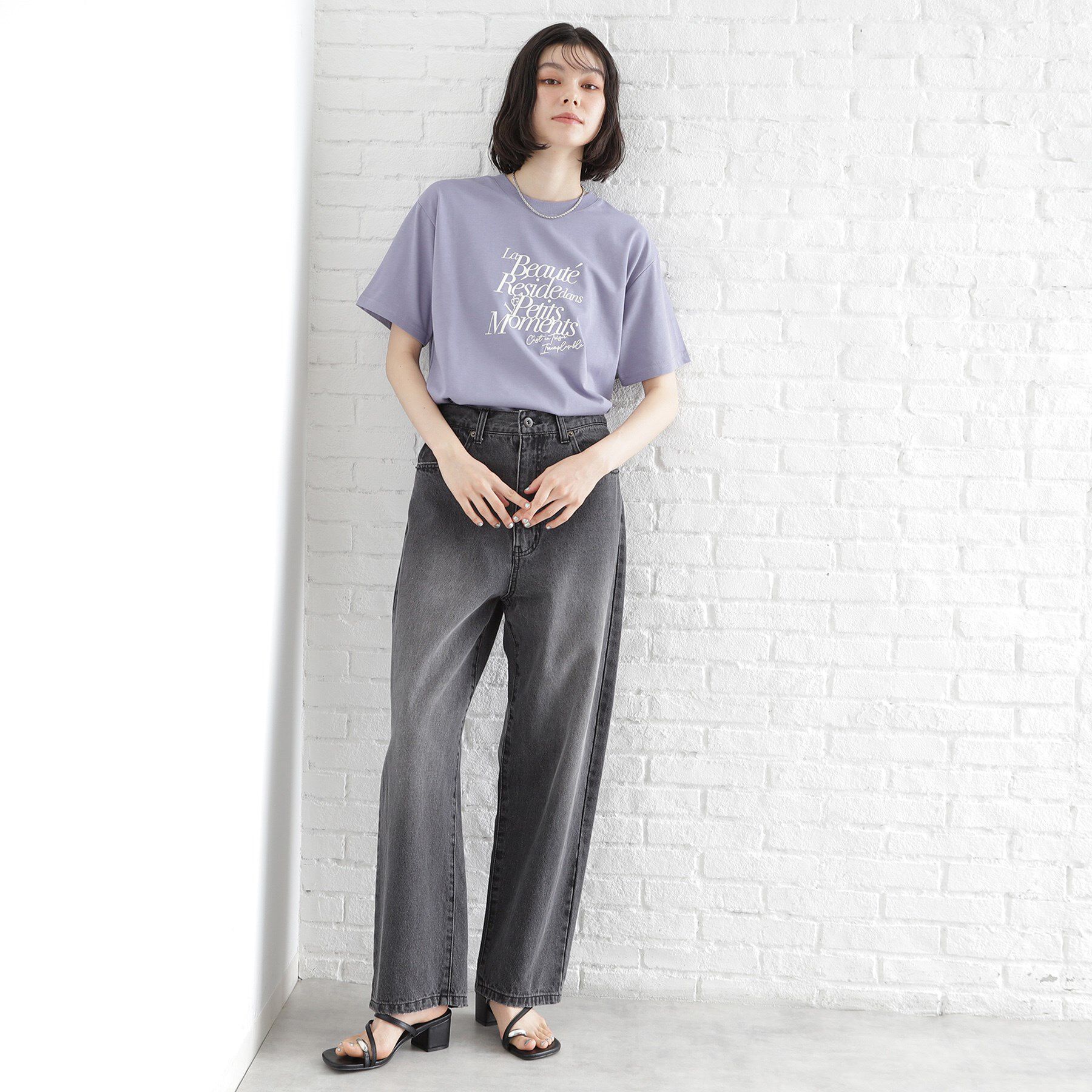 THE SHOP TK「ロゴアソートTシャツ【接触冷感/UVケア/洗濯機OK】」|Tシャツ・カットソー|