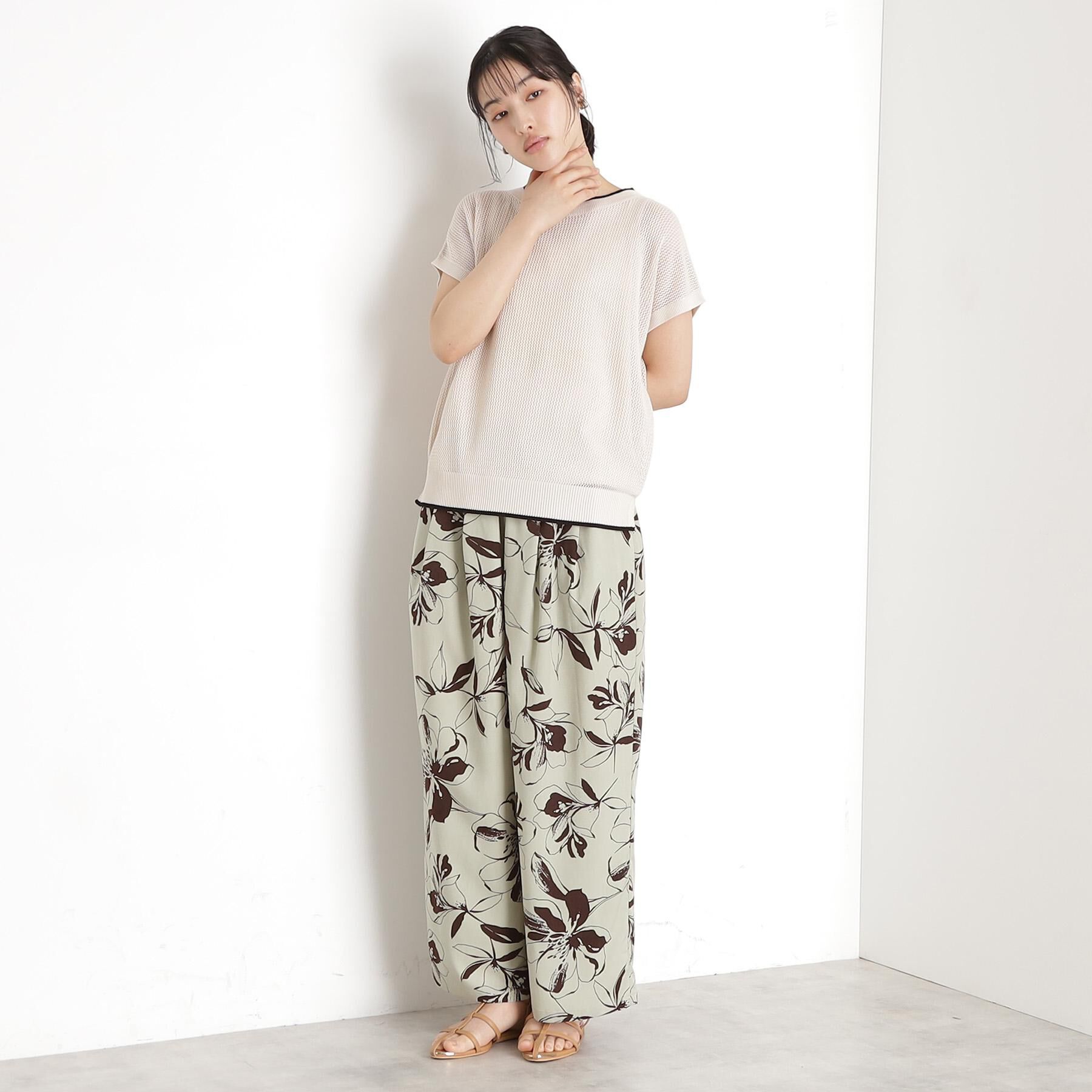 THE SHOP TK「フレンチスリーブメッシュニットタンクセット【洗える】」|その他|